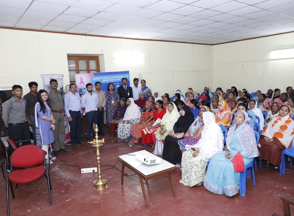 Two day Breast Cancer Awareness & Detection Camp organised by GRSE, as a CSR Initiative, Commenced - Image 13 Image 13 - Two Day Breast Cancer Awareness and Detection Camp organised by GRSE, as CSR Initiative, Commenced