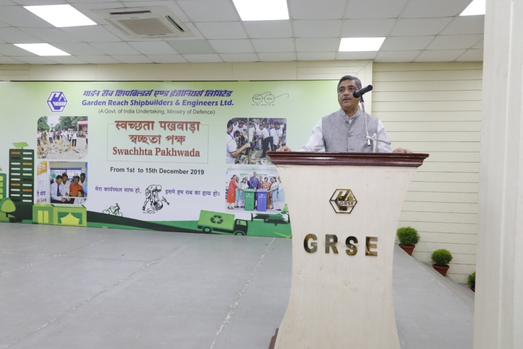 Image 1 - GRSE Observes Swachhta Pakhwada and creates Cleanliness Awareness