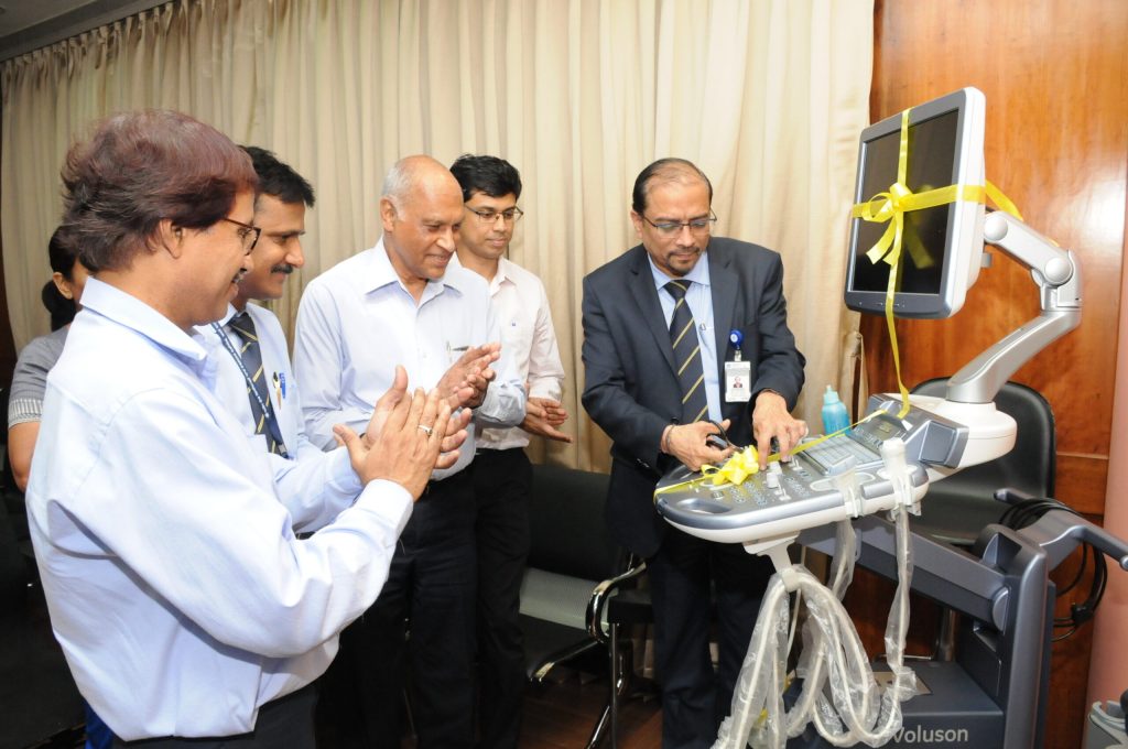 Image 2 - Inauguration of cancer detection equipment at Tata Medical Centre, Rajarhat, Kolkata GRSE for last 02 years is engaged in facilitating/ providing cancer detection equipment as a CSR initiative. During FY 2016-17, financial support is extended to Tata Medical Centre for procuring 03 cancer diagnosis and treatment equipment for providing subsidized treatment to financially weak patients. Director (Personnel), GRSE Ltd, inaugurated 03 cancer diagnosis and treatment equipments at Tata Medical Centre on 24 Mar 17.