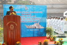 Commissioning of IPV ICGS Rajshree