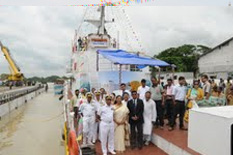 Launching of IPV, ICGS Rajdoot & Rajveer