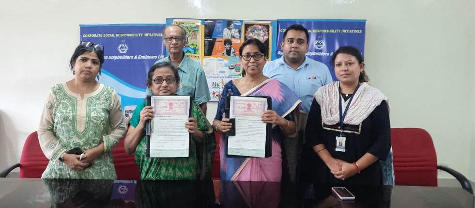 GRSE signed MOU with Indian Institute of Cerebral Palsy (IICP) for 2022-23 - Image 1 Image 1 - GRSE signed MOU with Indian Institute of Cerebral Palsy (IICP) for 2022-23