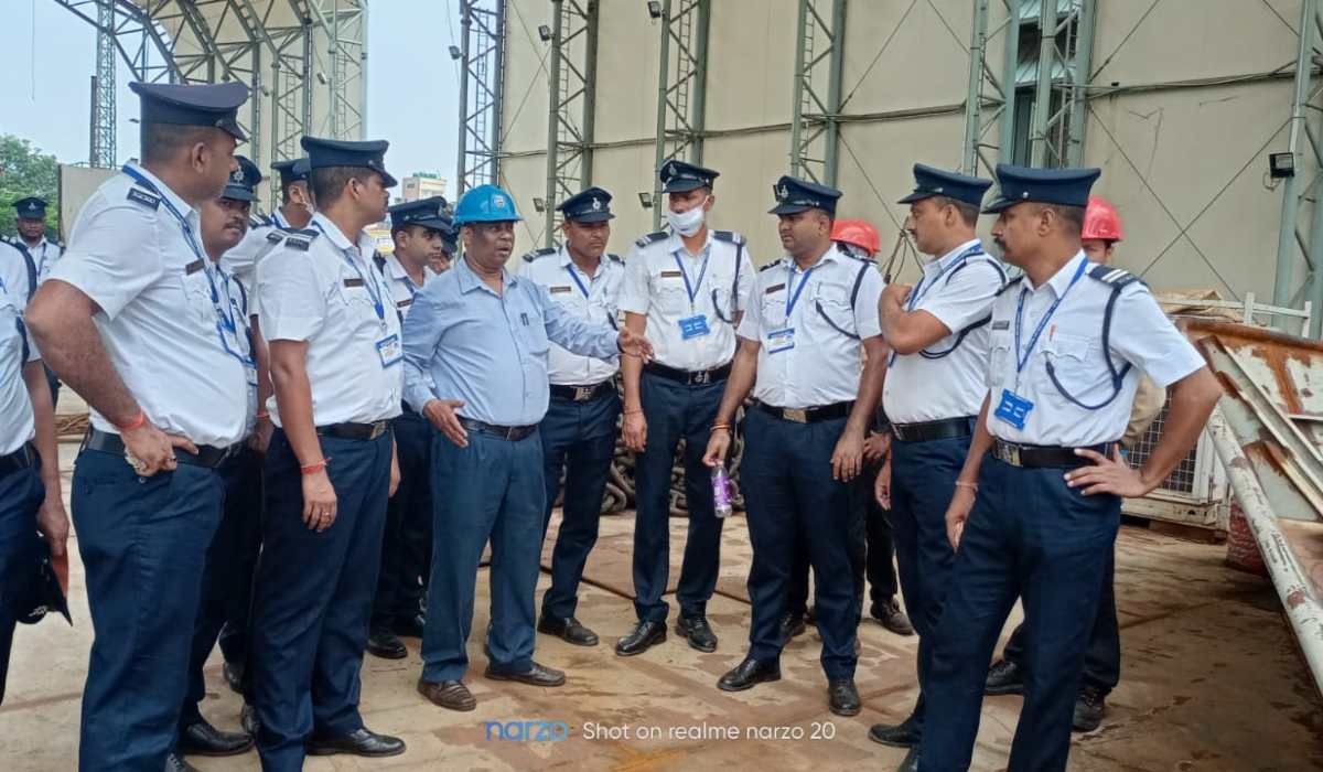 Image 1 - Trainee Officers of Institute of Fire Service, RTC, Kolkata visited GRSE