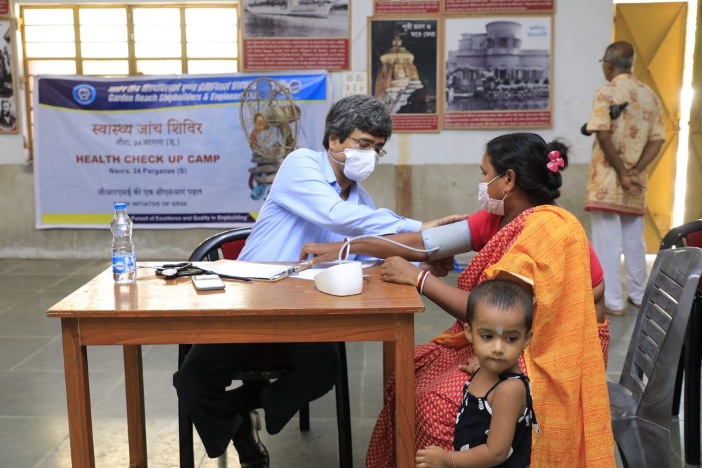 GRSE Organised Health Check-up Camp at Naora, South 24 Parganas - Image 3 Image 3 - GRSE Organised Health Check-up Camp at Naora, South 24 Parganas