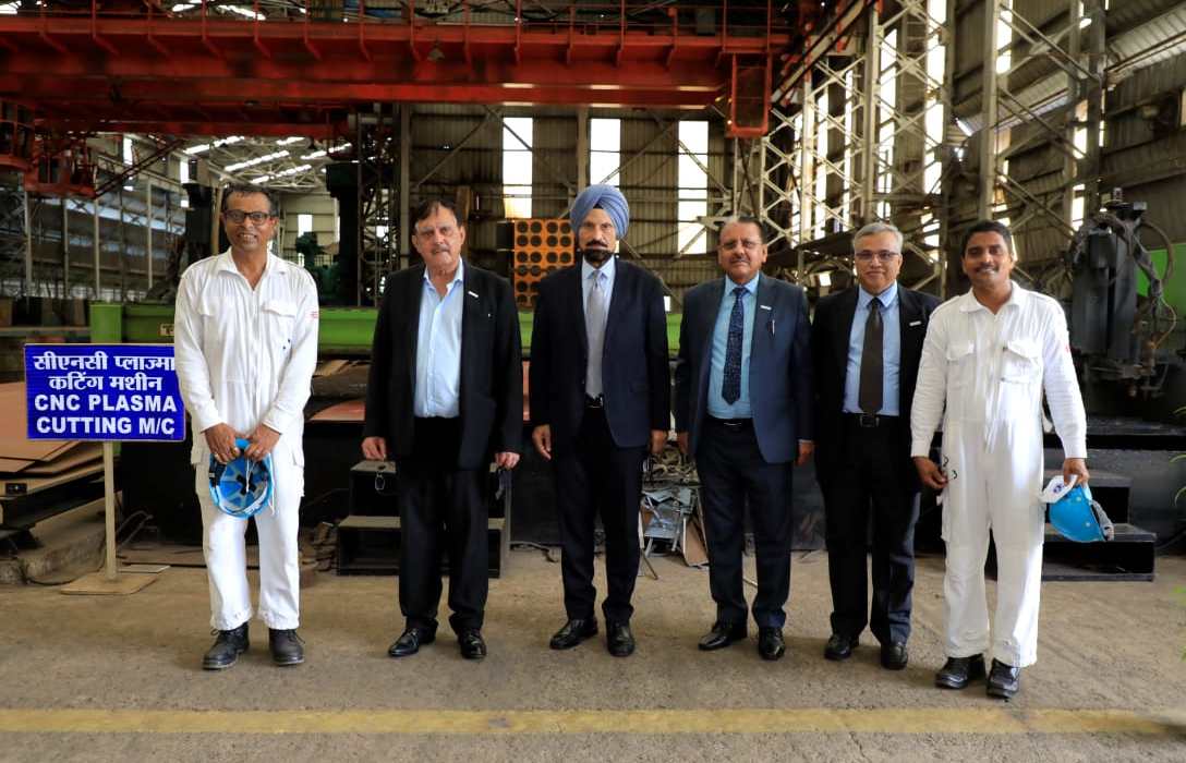 Image 1 - Shri Arun Sharma, Executive Chairman, IRS visited GRSE