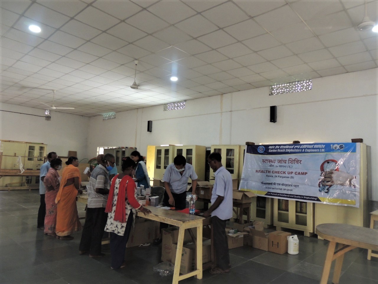 Health Check up Camp by GRSE at Naora, South 24 Parganas - Image 2 Image 2 - Health Check up Camp by GRSE at Naora, South 24 Parganas