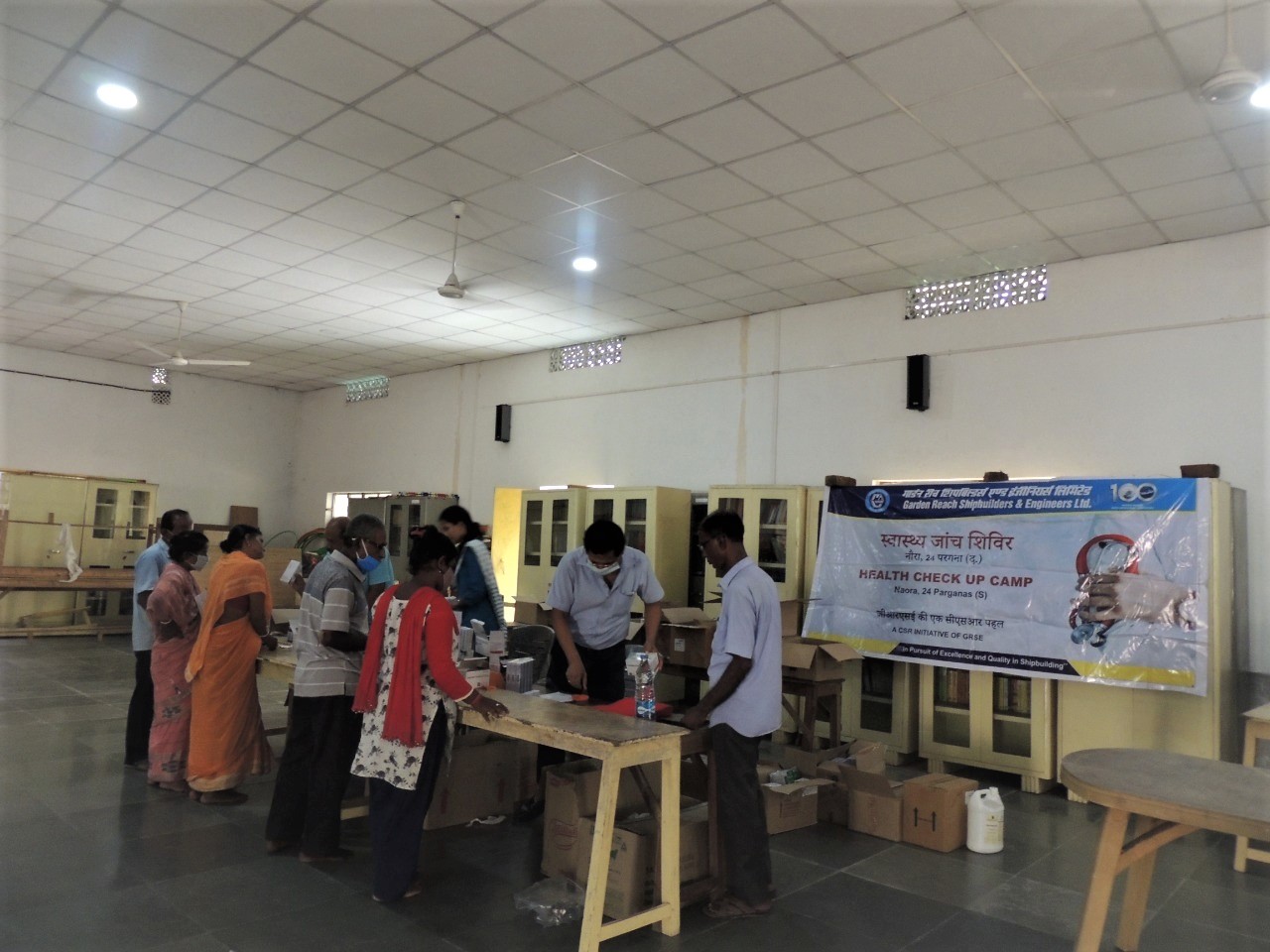 Image 2 - Health Check up Camp by GRSE at Naora, South 24 Parganas