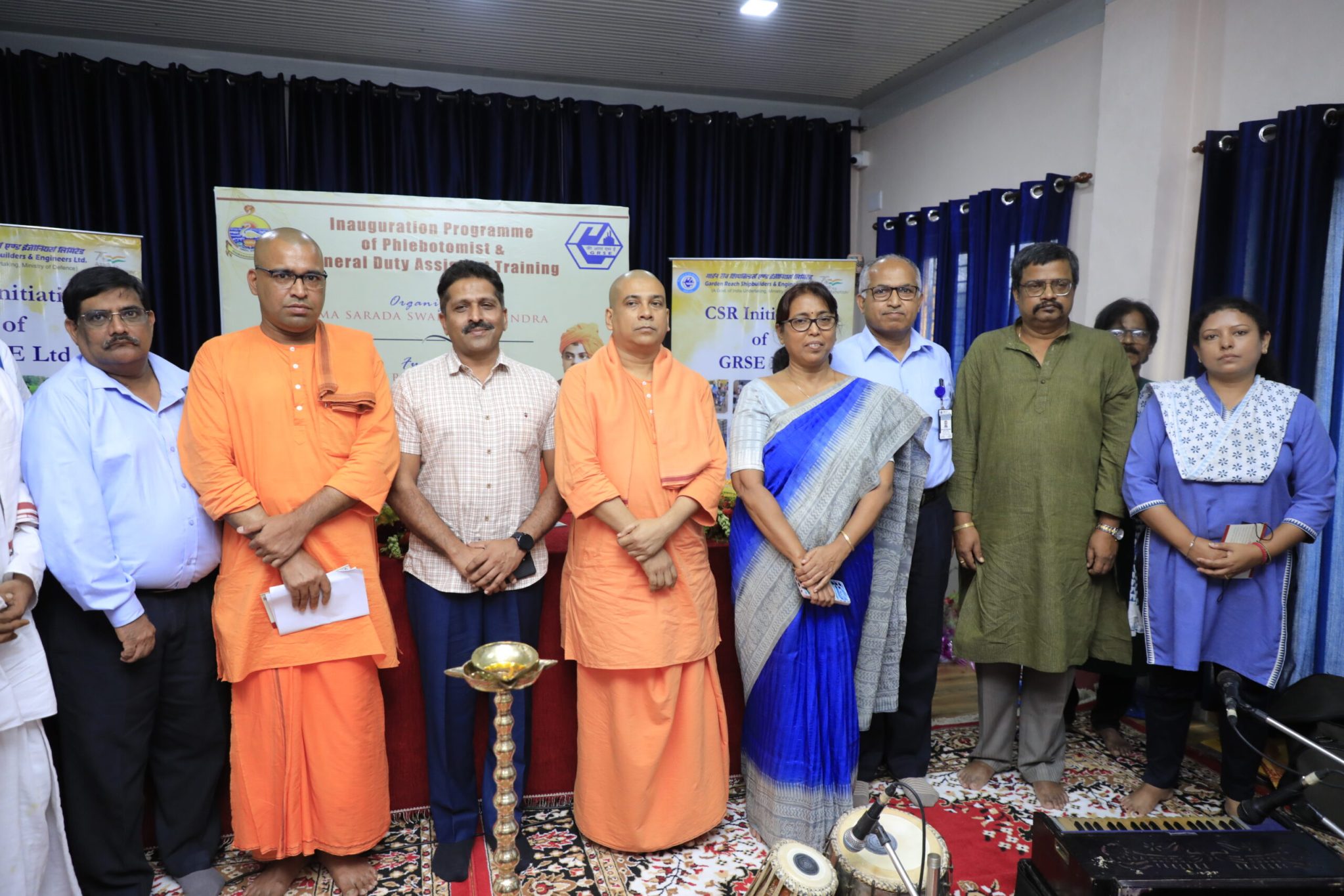 Image 2 - Inauguration of Phlebotomy Technician & General Duty Training Batches at Ma Sarada Swanirvar Kendra, Ramkrishna Math, Baghbazar, Kolkata