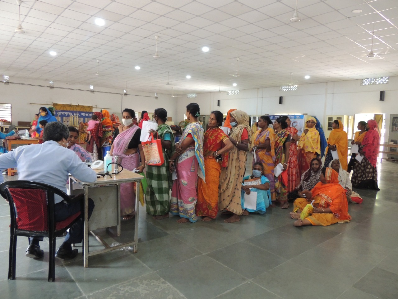Health Check up Camp by GRSE at Naora, South 24 Parganas - Image 1 Image 1 - Health Check up Camp by GRSE at Naora, South 24 Parganas