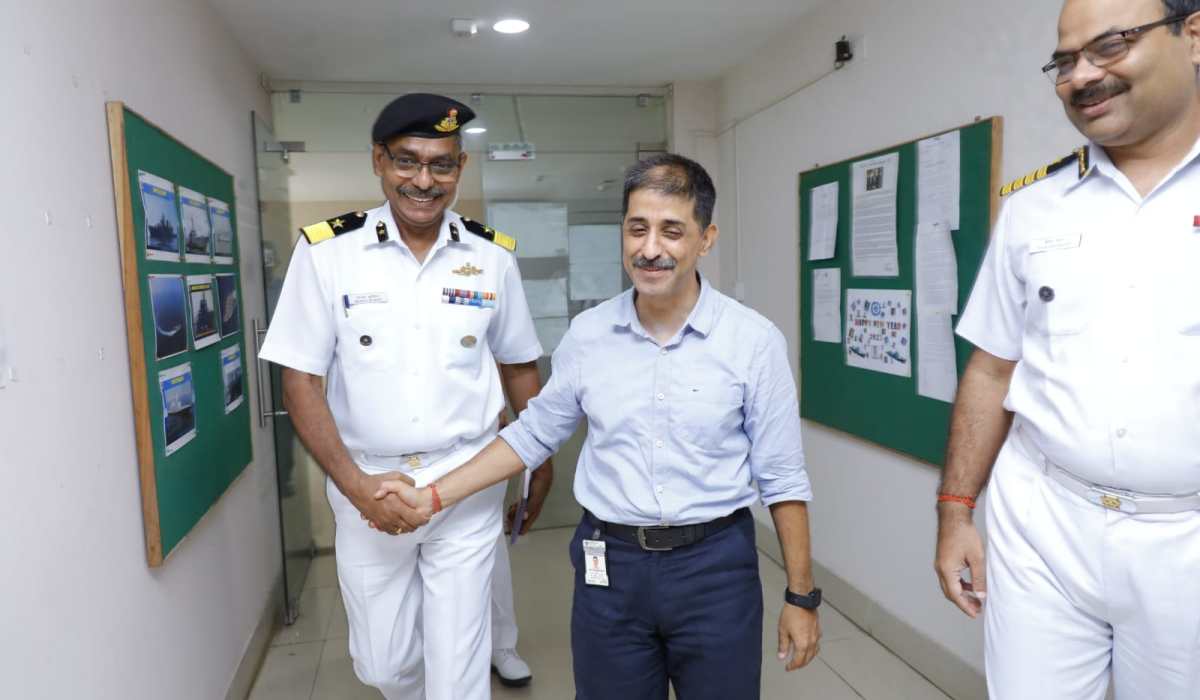 Visit of DIG Shajen Kurian, TM, PD(MAT) to GRSE