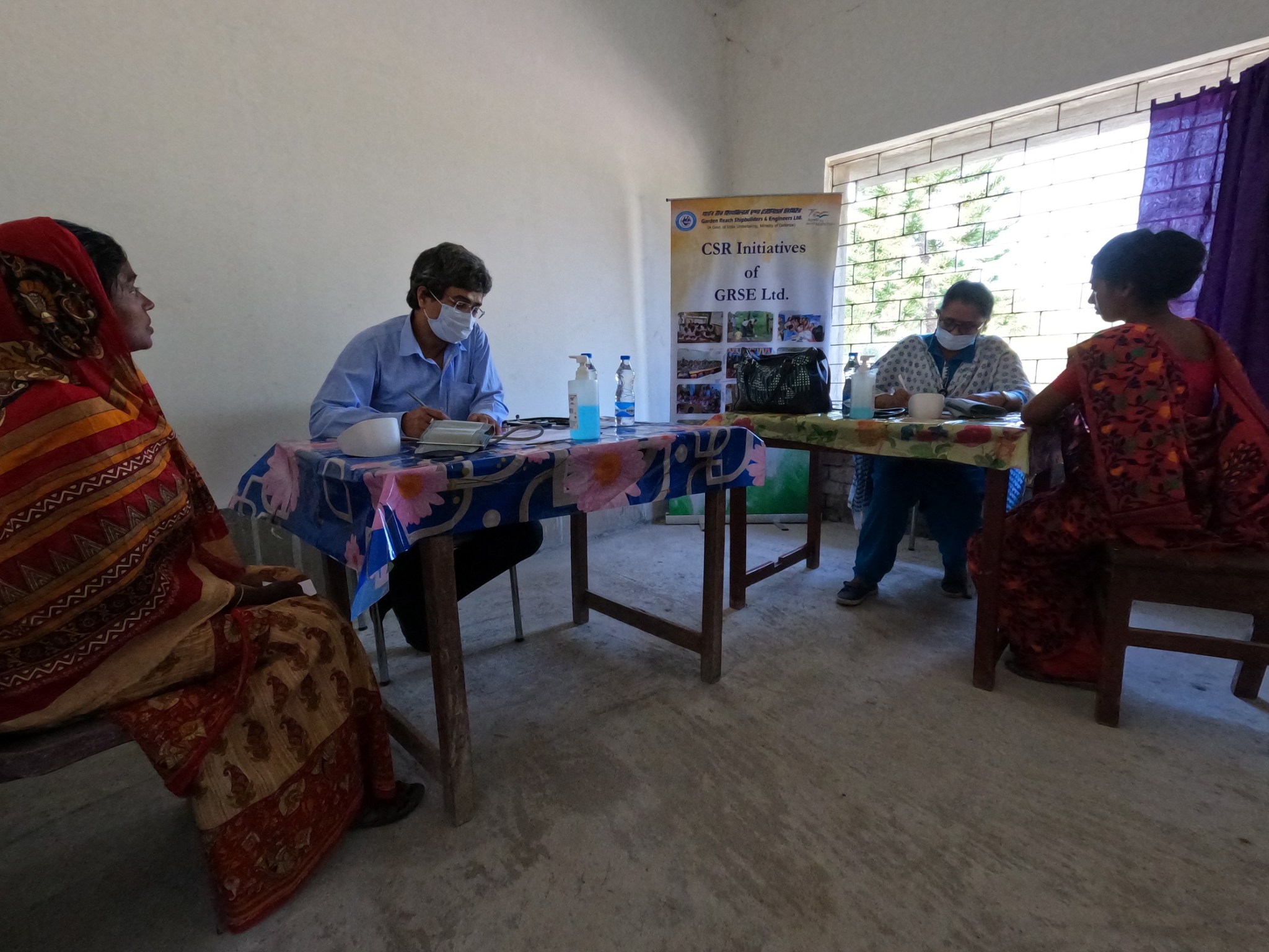 Image 3 - Health Check-up Camp by GRSE at Moipith Gram, Baikunthapur, South 24 Parganas