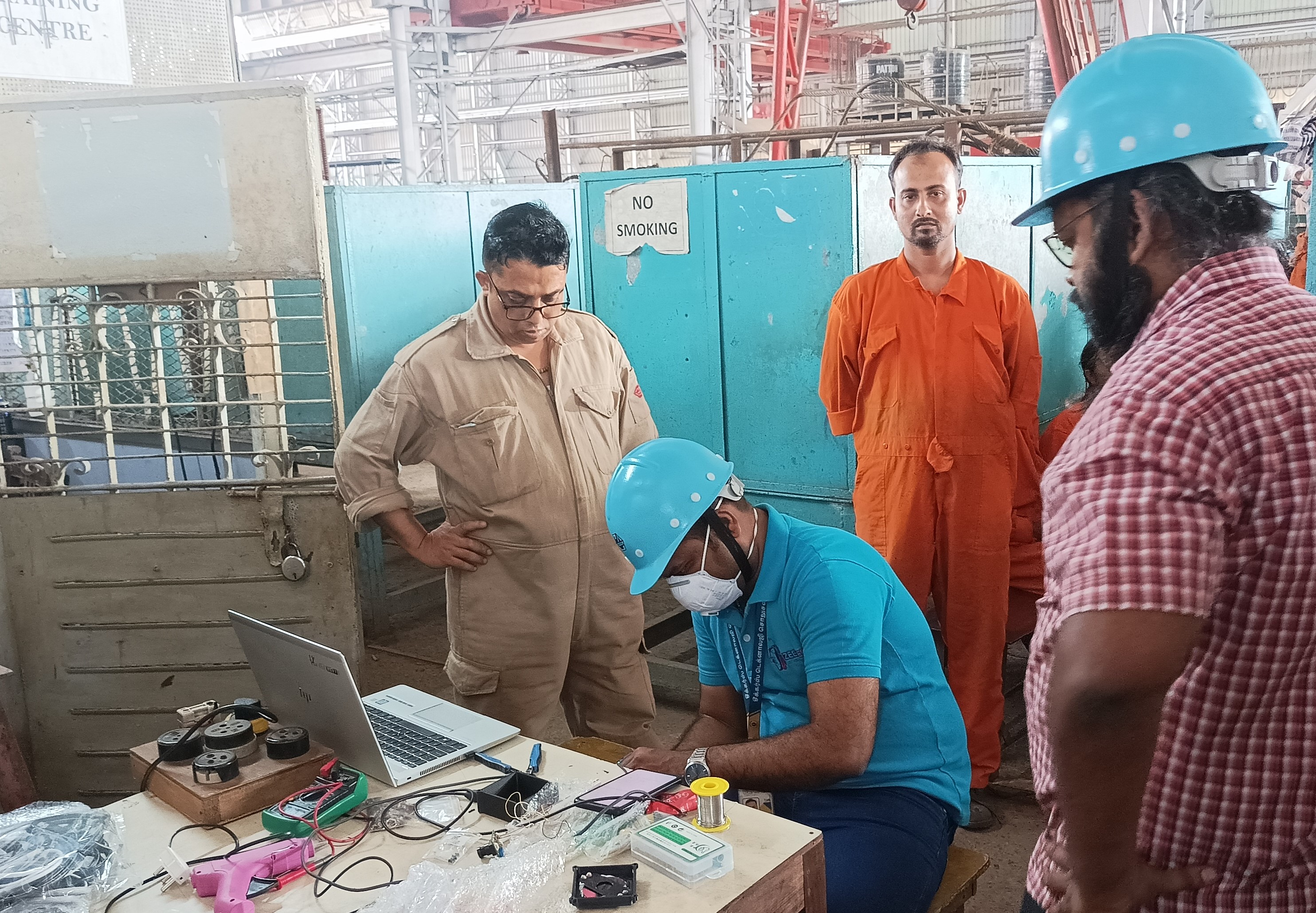 GRSE successfully completed Test & Trials of AI-Emabled Welding Helmet on 04 Jan 24