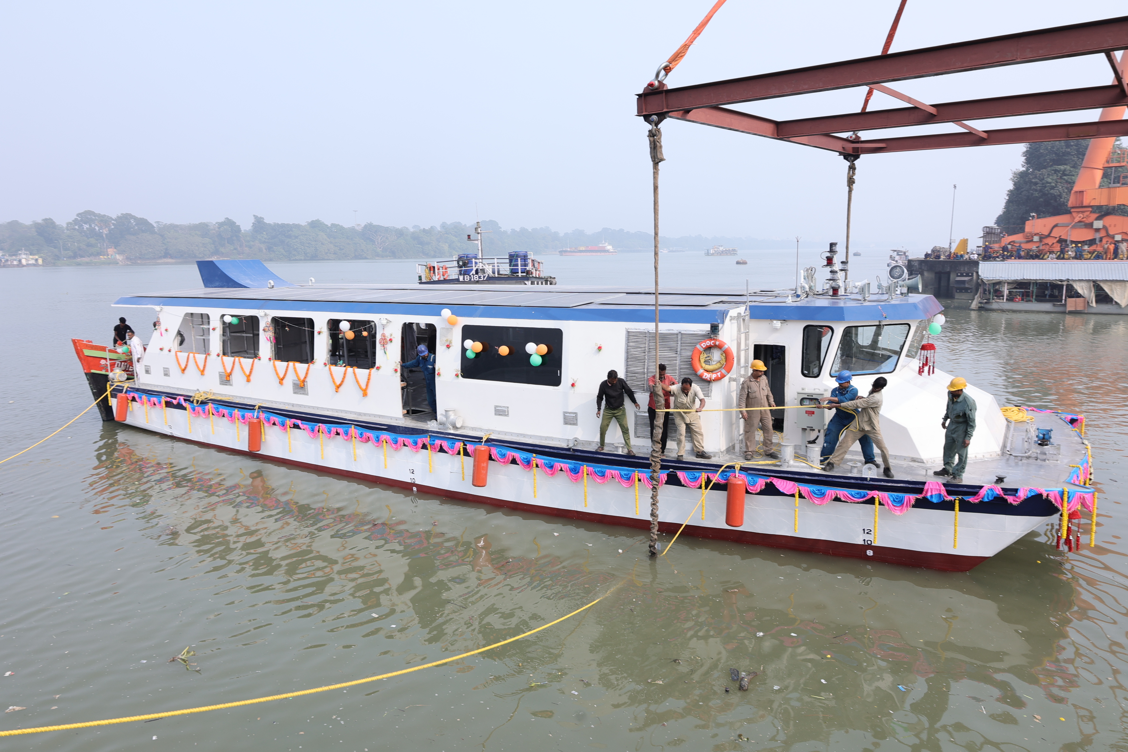 GRSE launches State's First Next-Generation Electric Ferry for the Government of West Bengal on 11 Jan 24