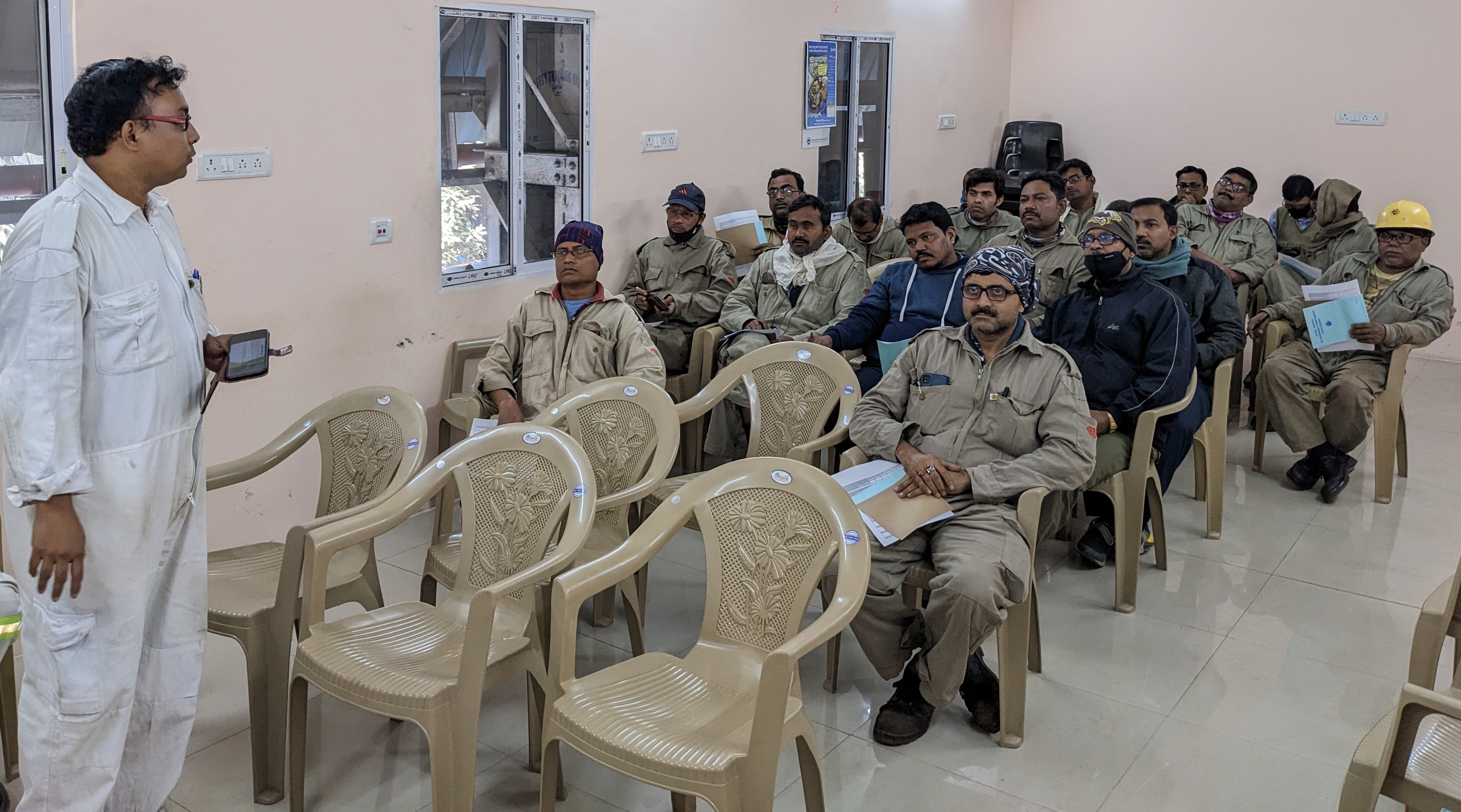Visit of trainee officers of 85th Station on 05 Jan 23