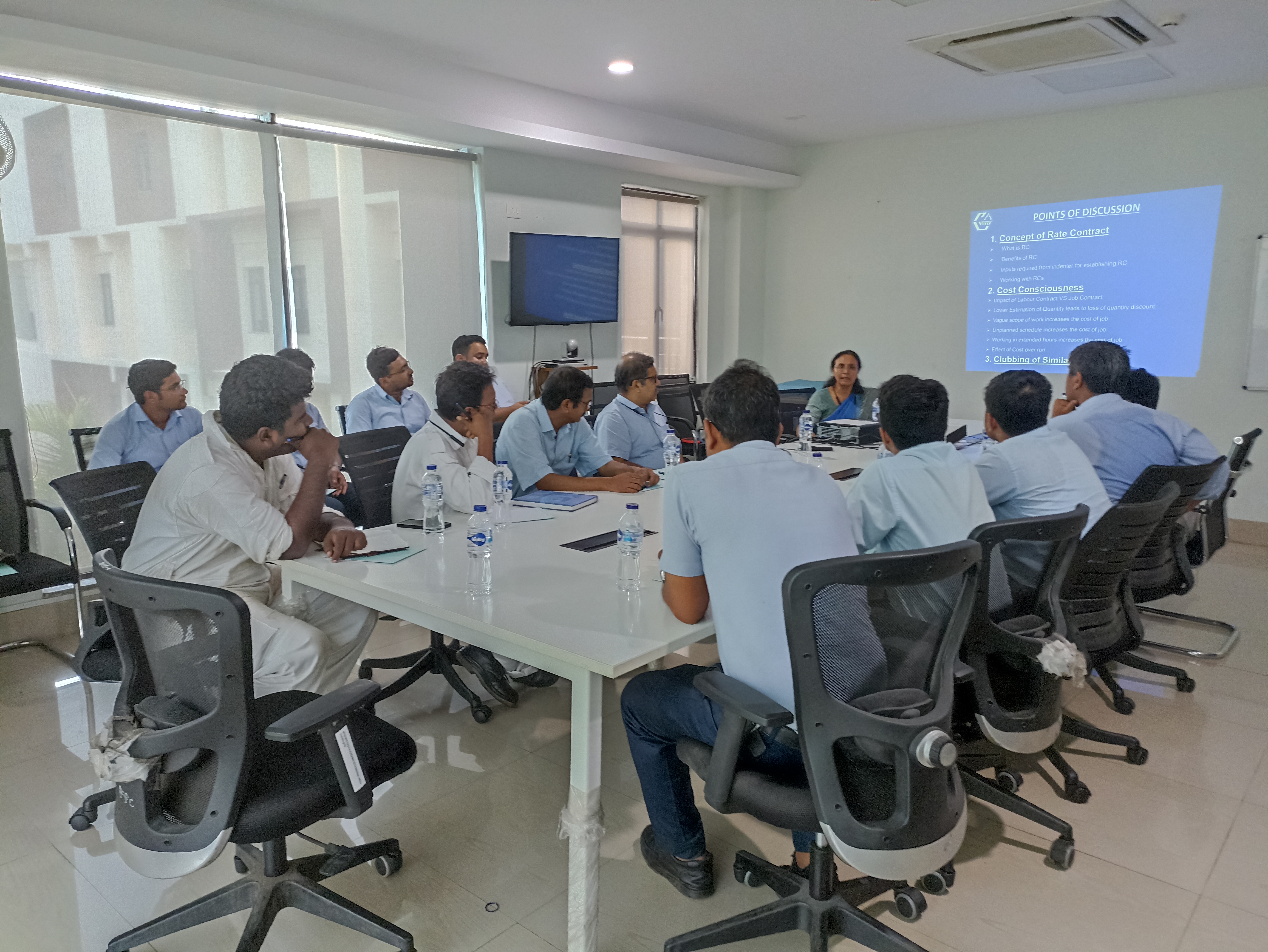 Awareness session on 'Contract Management in Shipbuilding Activities' for employees on 30 May 23