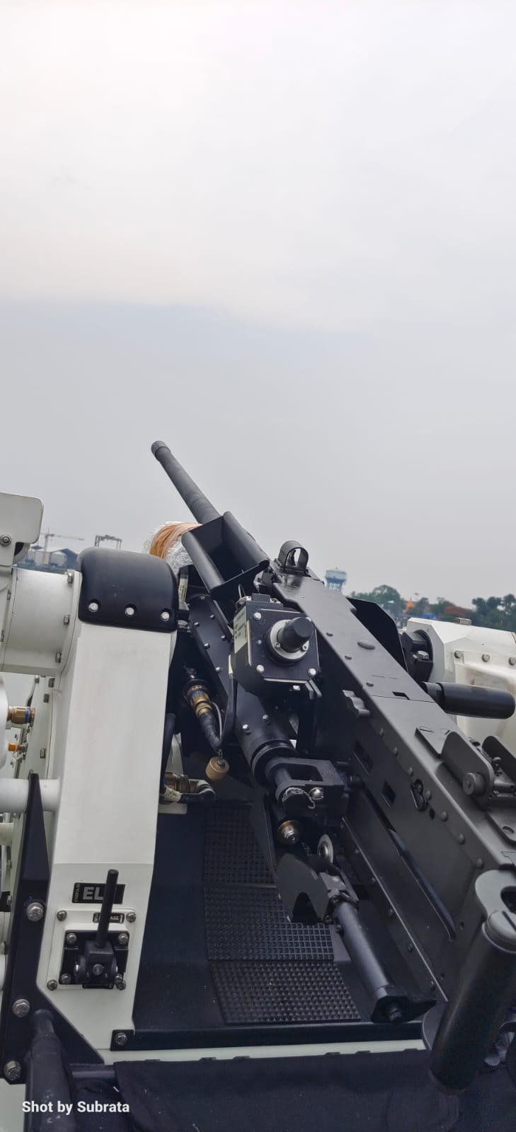 On successfull installation of SRC Guns (PORT & STBD) onboard ICGS Rajratan, the warship hauled out from Wet Basin on 02 Jun 23