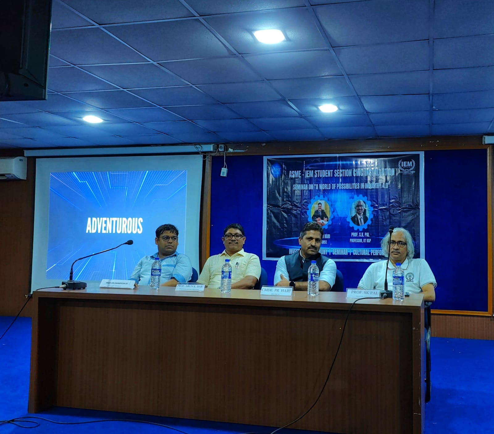 CMD, GRSE as the Chief Guest at a seminar organised by Institute of Engineering and Management, Kolkata on 28 Jul 23