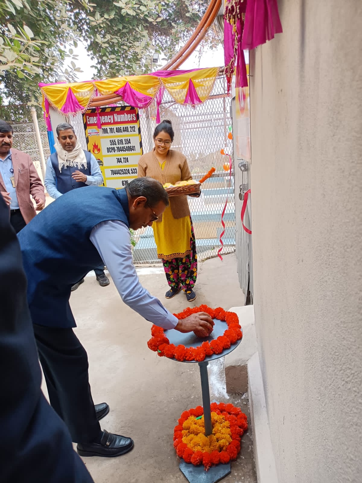 Inauguration of Canteen ETP at Main Works on 19 Jan 23