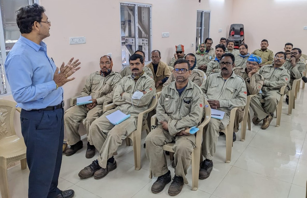 Safety Training through GSTK for Employees at SBS, Main Works on 20 Jan 23