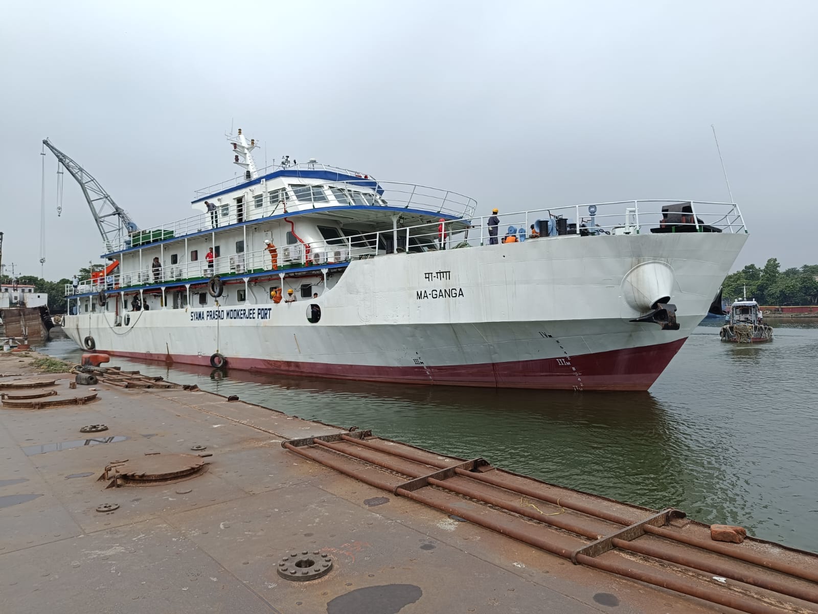 River Trials of Pilot Vessel Ma Ganga undergoing special Survey Repair completed successfully on 24 May 23