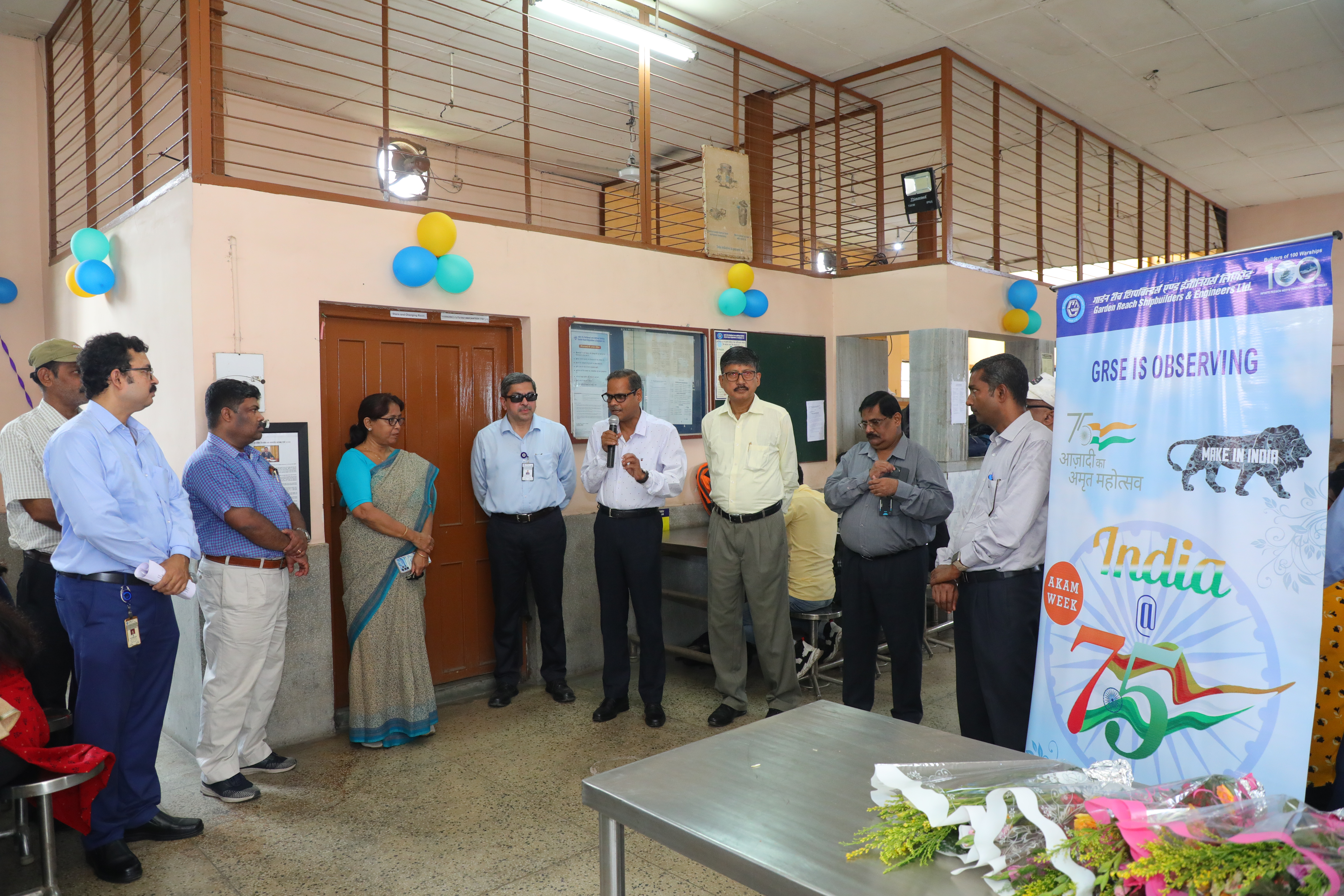 GRSE commences World Environment Day 2023 celebration with Poster Competition by Apprentices at TU, in the august presence of Director (Finance), GRSE on 27 May 23
