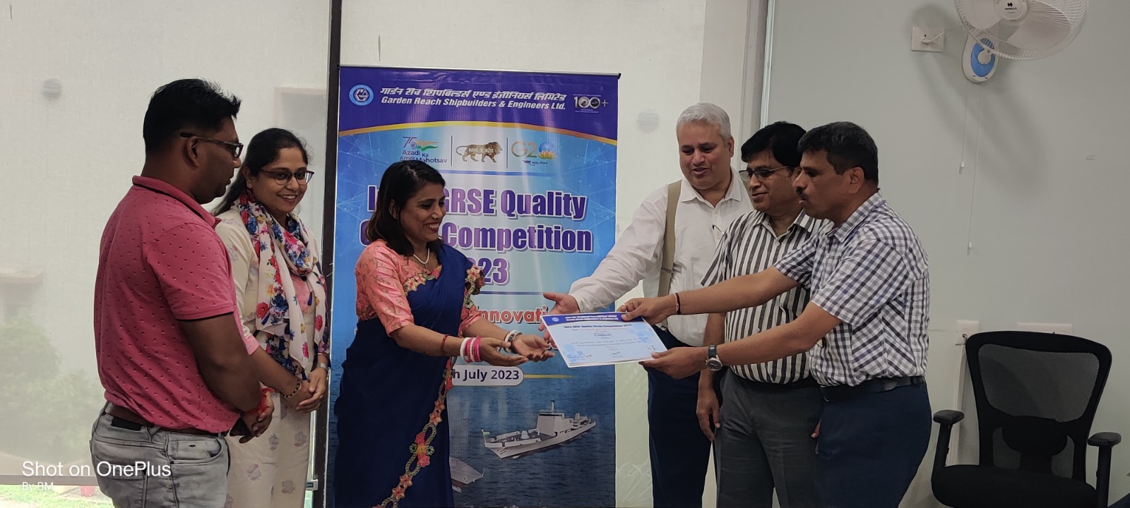 Teams for Intra GRSE Quality Circle Competition (IGQCC)-2023 on 09 Aug 23