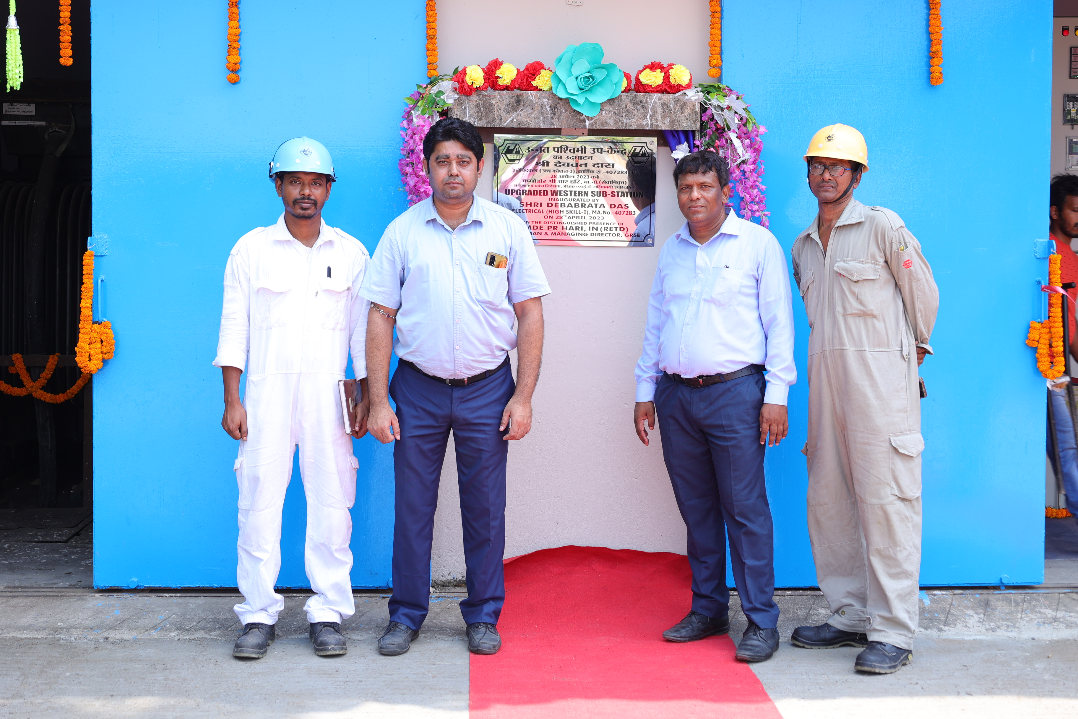 Inauguration of Upgraded Western Sub-Station at RBD Unit on 28 Apr 23