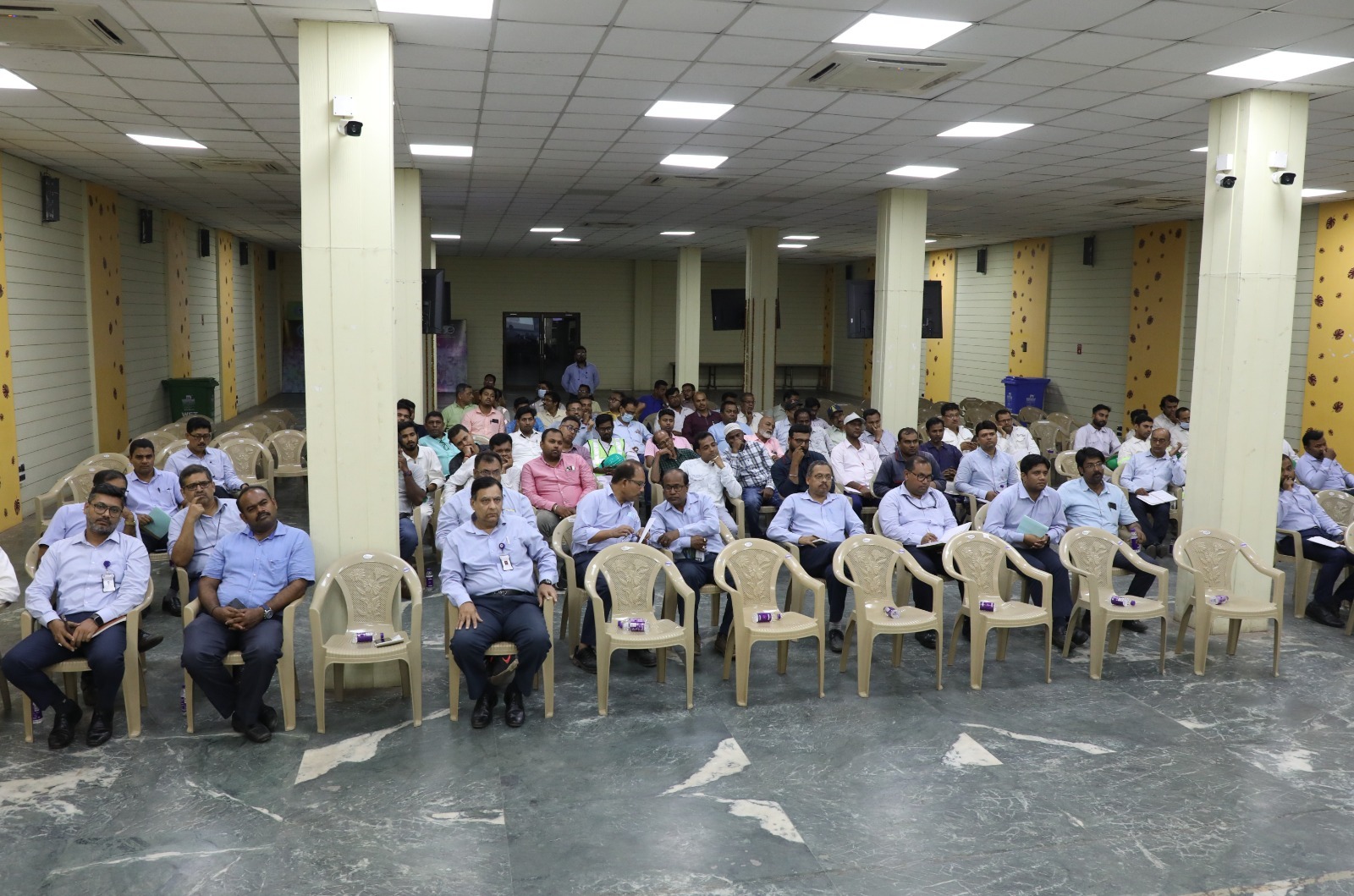Safety Meeting with contractors regarding adoption of required Safety Norms during execution of job by the Working Personnel at GRSE Main Unit on 05 May 23
