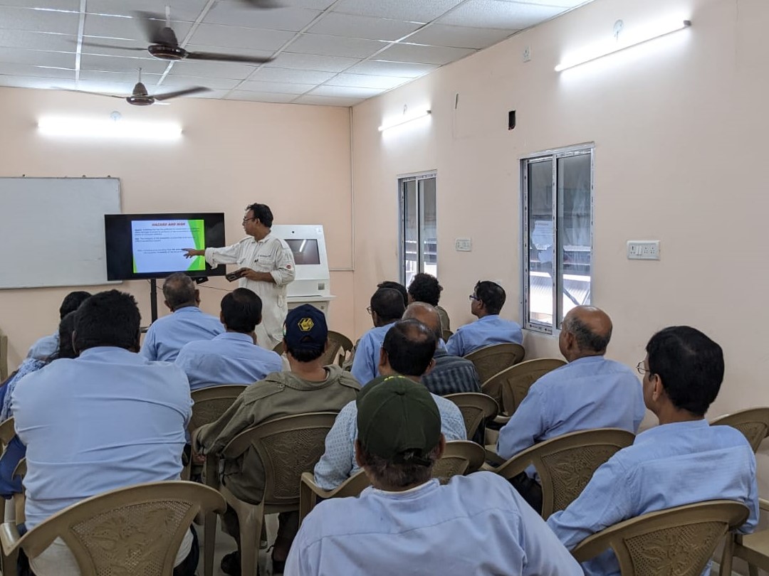 Image 1 - Safety Training through GSTK for employees at FOJ Unit on 24 Mar 23
