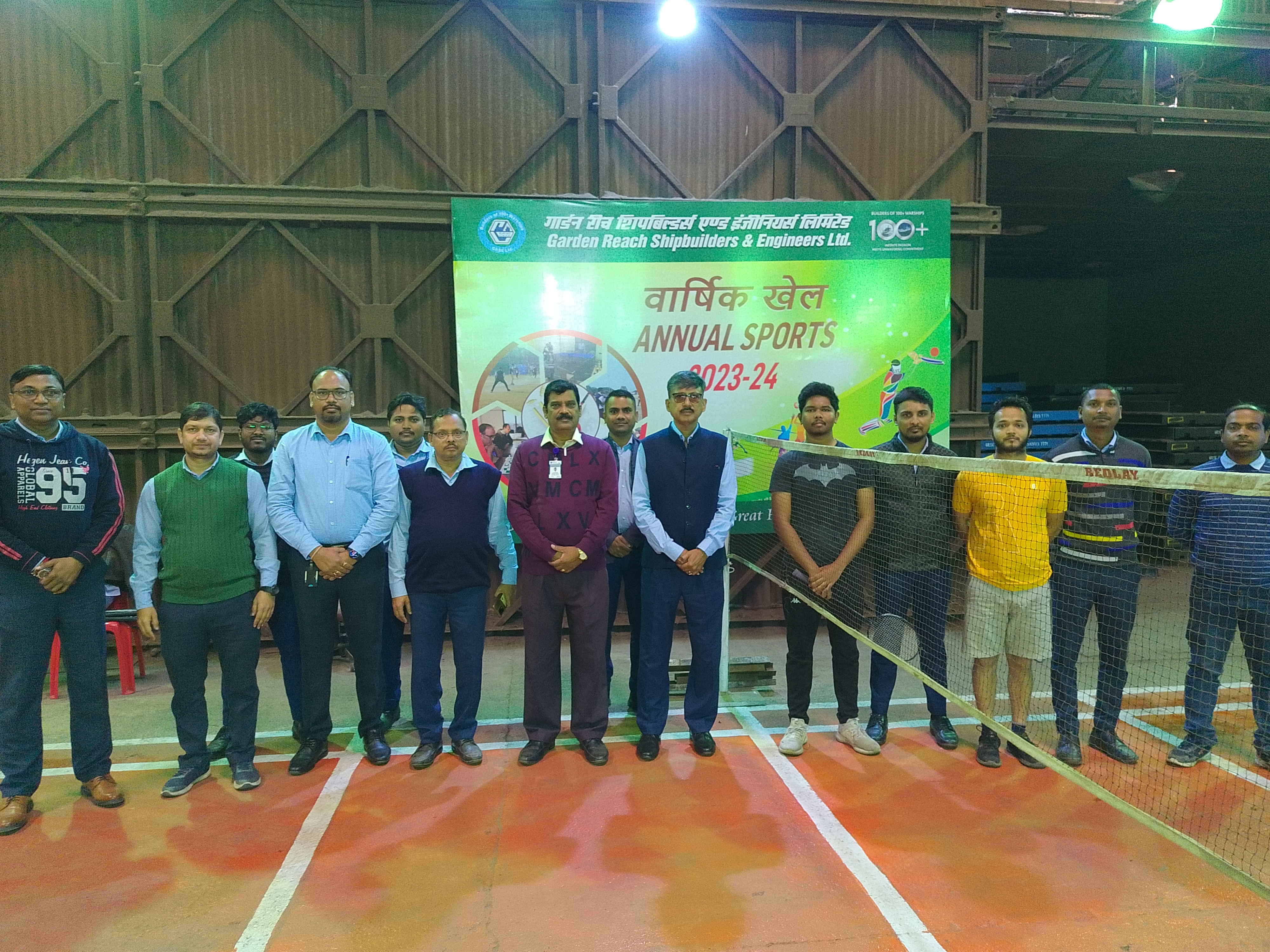 Inauguration of Badminton Tournament at 61 Park Unit on 29 Jan 24