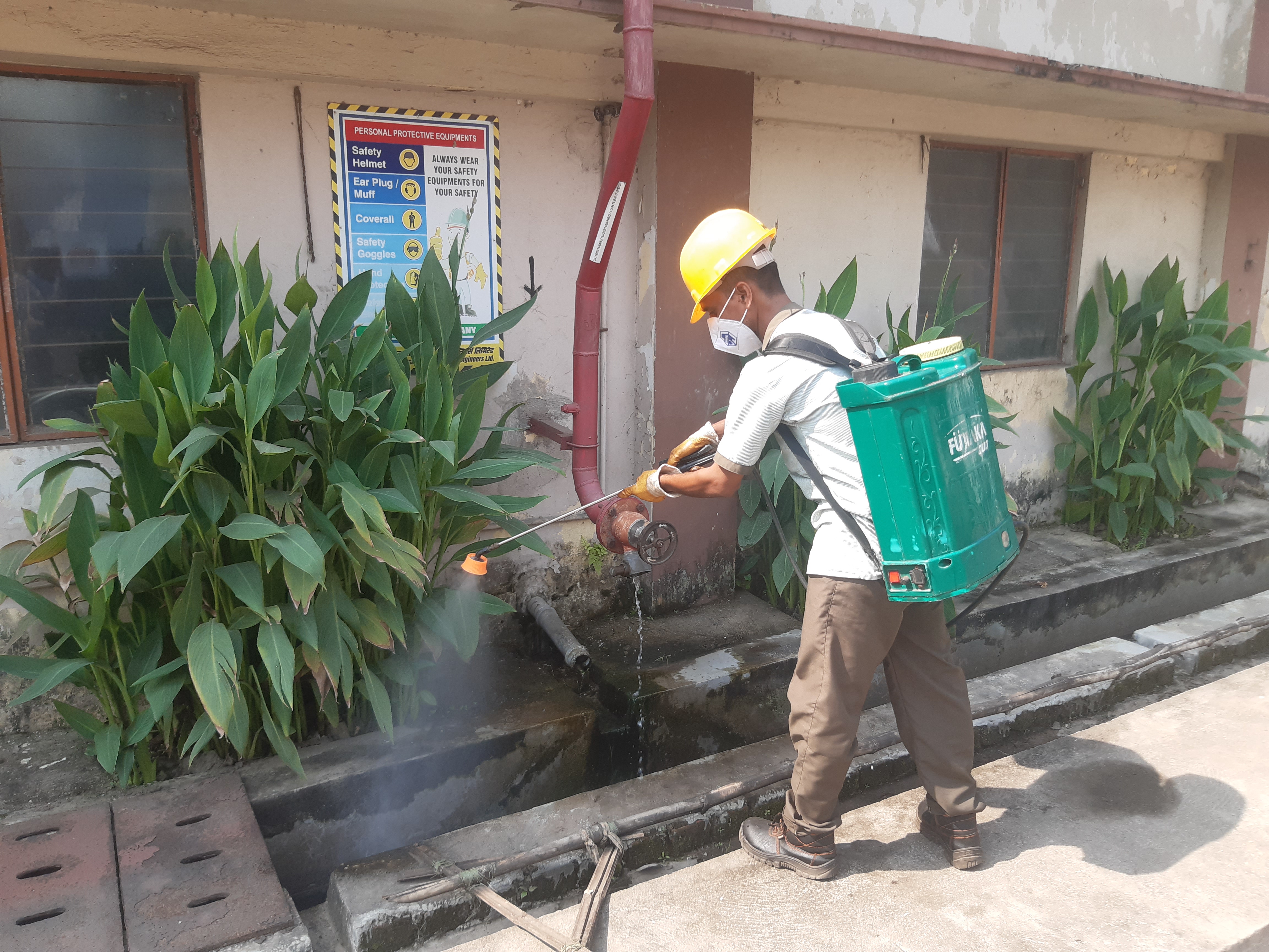 Insecticidal Fumigation Drive to tackle Mosquito Breeding & Pest Control at work place