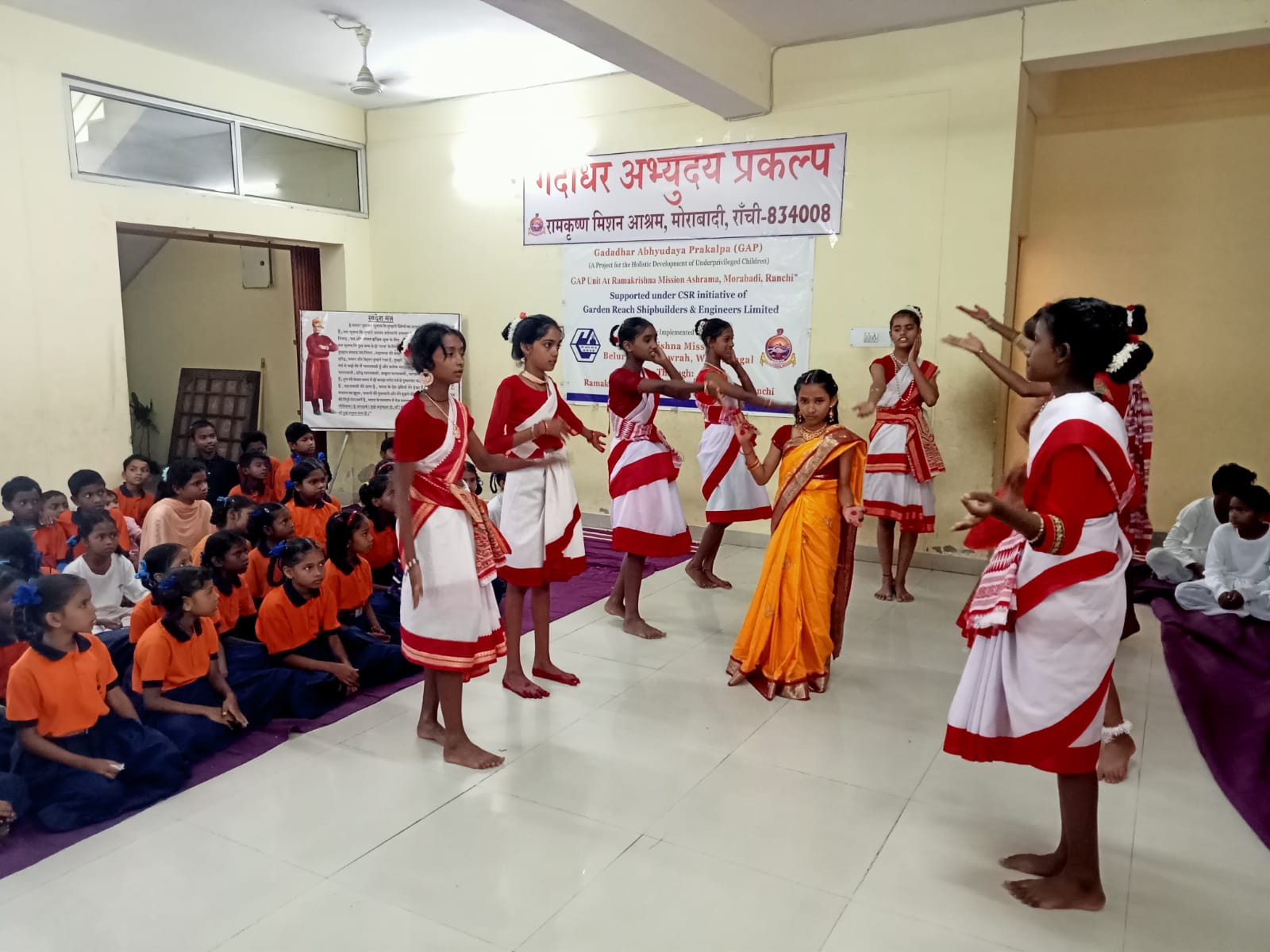 Swachhata Activities organised by GRSE at Gadadhar Abhyudaya Prakalpa Unit, Ranchi, Jharkhand on 14 Oct 23