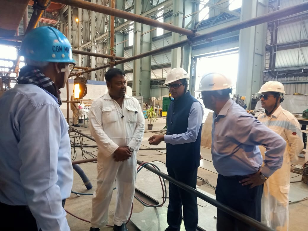 Main Power Generation Equipment Energised in the presence of Director (Finance) On Board (Yard 2120) on 17 Nov 23