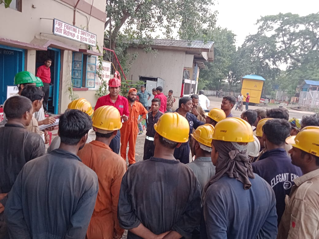 Fire Prevention & Fire Fighting training for employees at FOJ Unit on 01 Sep 23