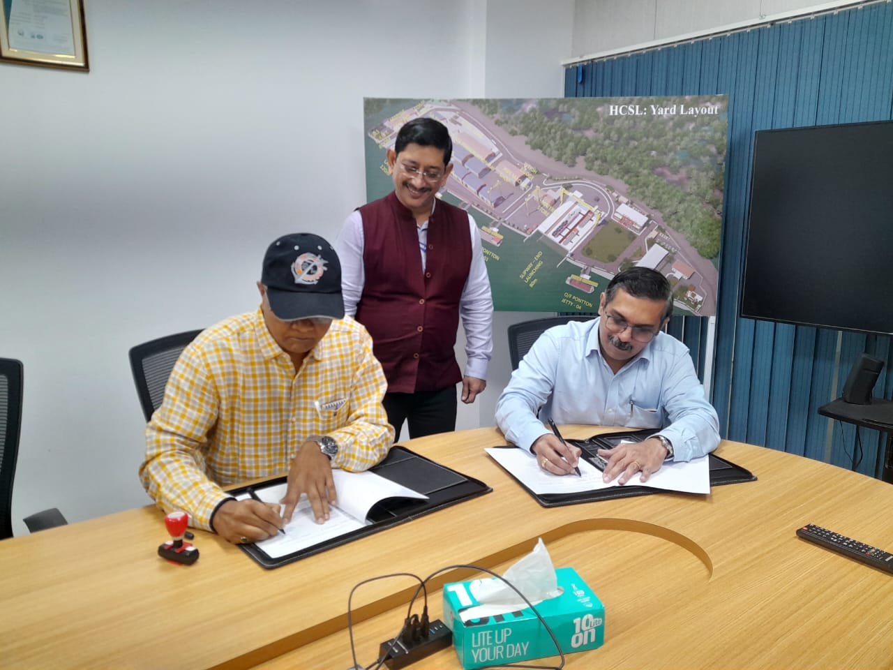GRSE signed MOU with HCSL on 06 Jul 23