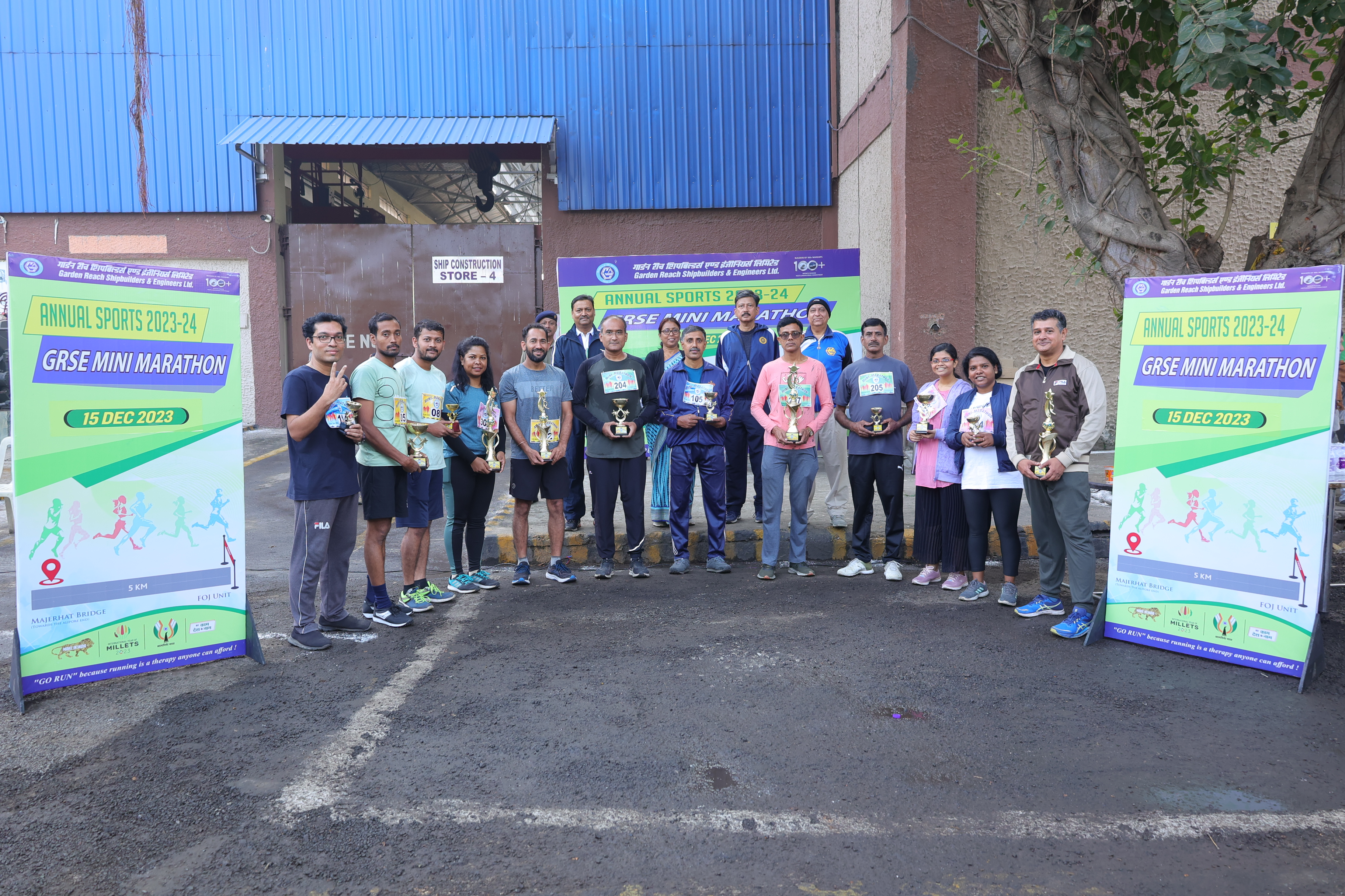 Winners of 5KM Mini Marathon on 15 Dec 23