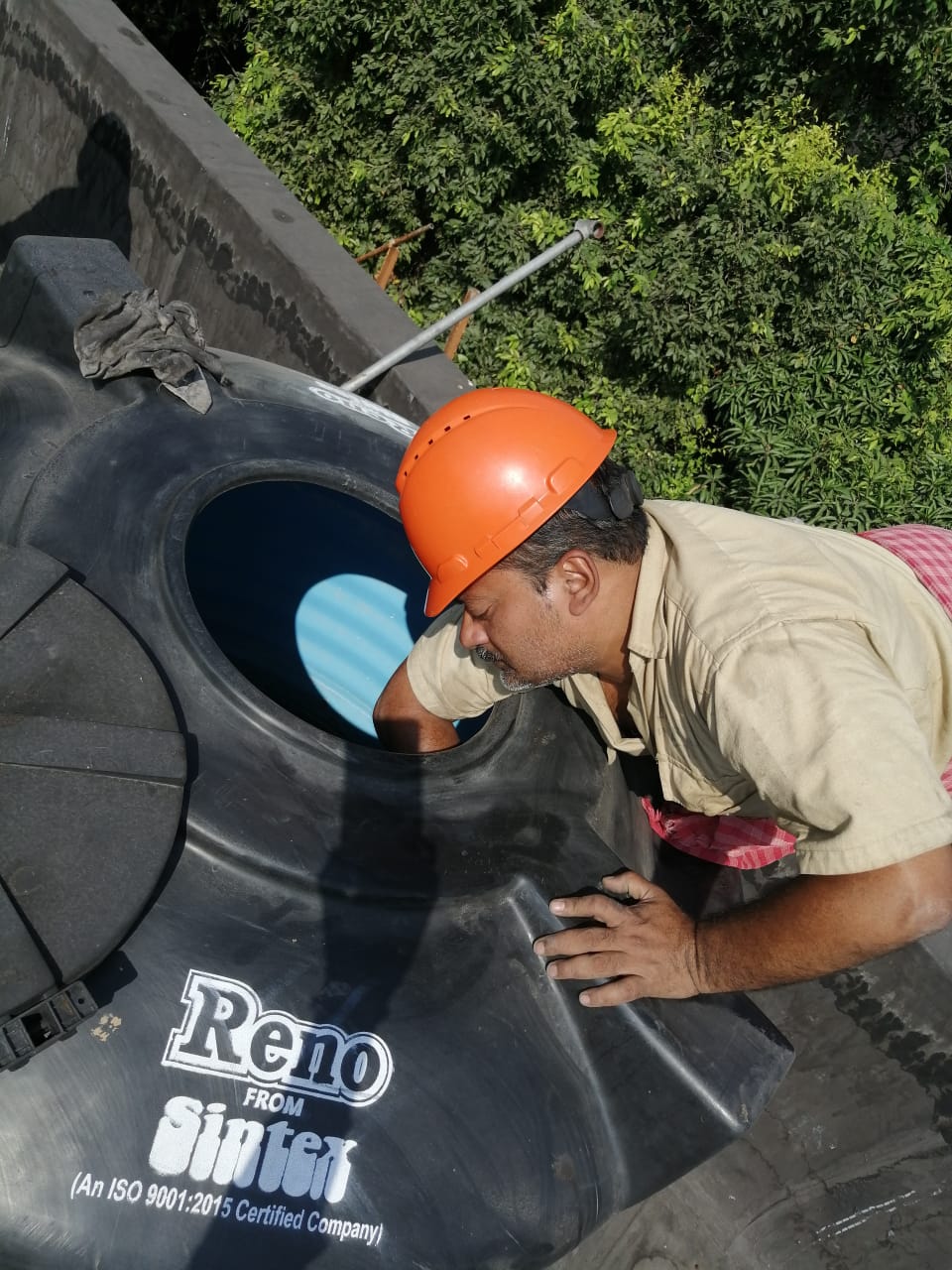 Cleaning of Overhead Water Tanks & Water Reservoir across Units on 02 Dec 23