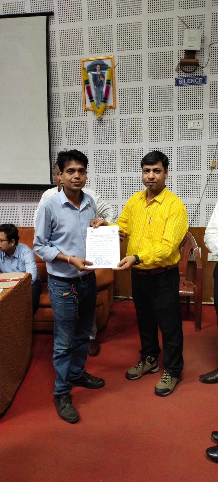 Skill Training Certificates to 83 operatives at National Skill Training Institute, Dasnagar, Howrah on 19 Oct 23