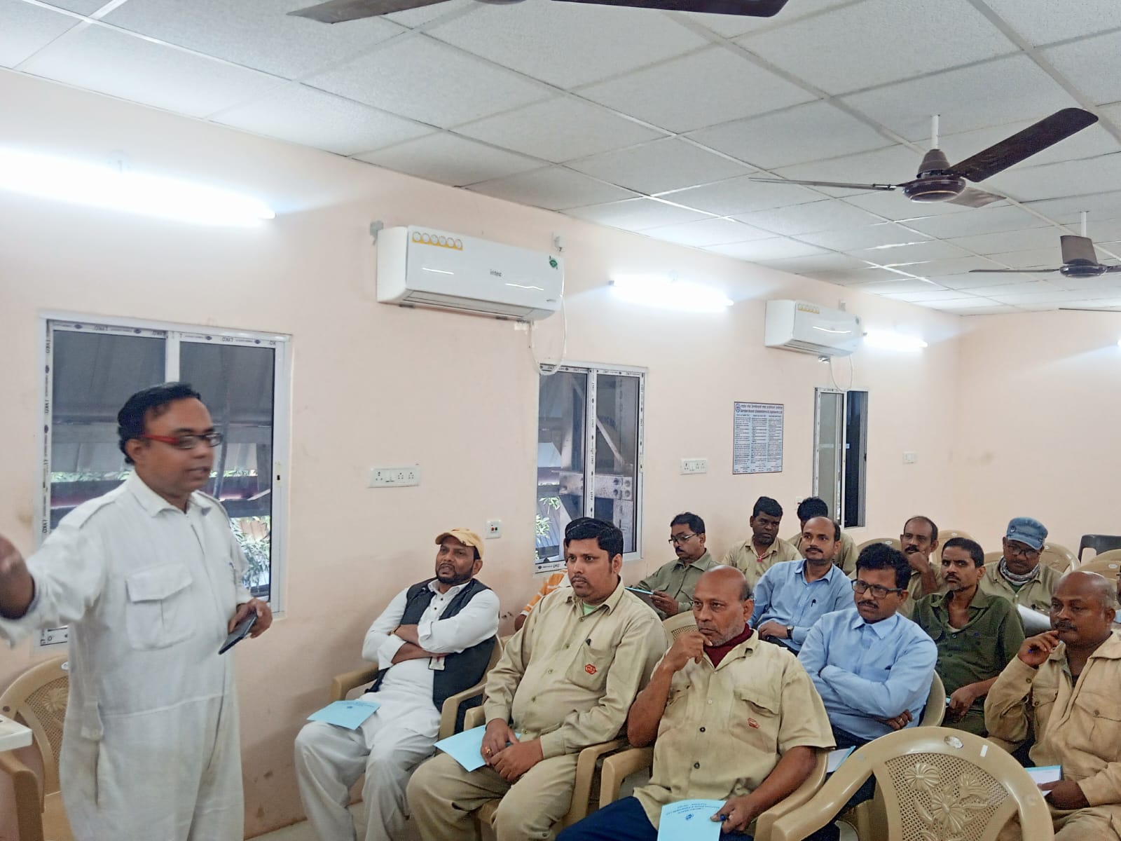 Safety training session through GSTK for Employees at Main Works on 08 Dec 23