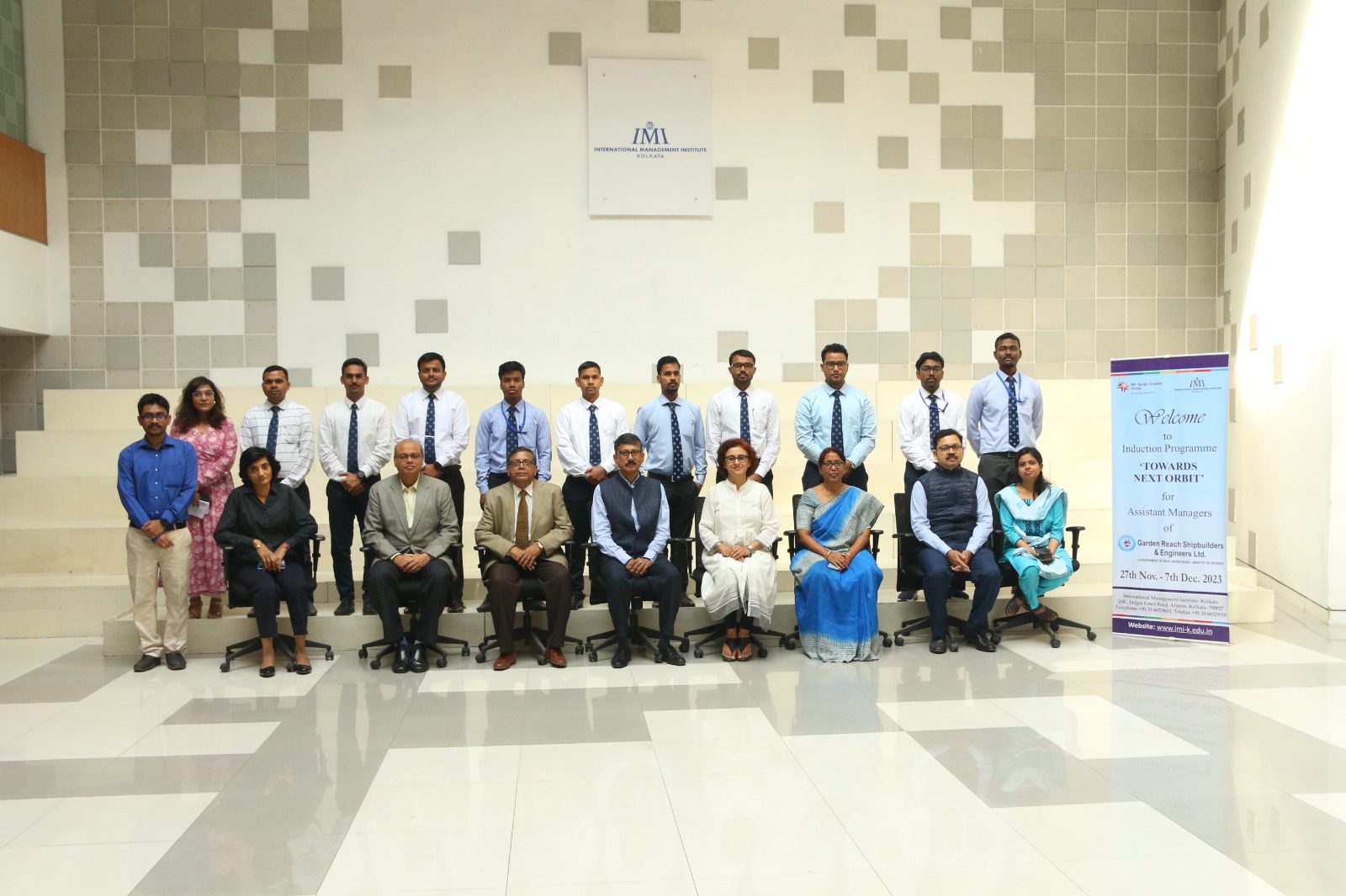 Director (Personnel) inaugurated the MDP- 'Towards Next Orbit', for newly joined AMs at IMI, Kolkata on 27 Nov 23