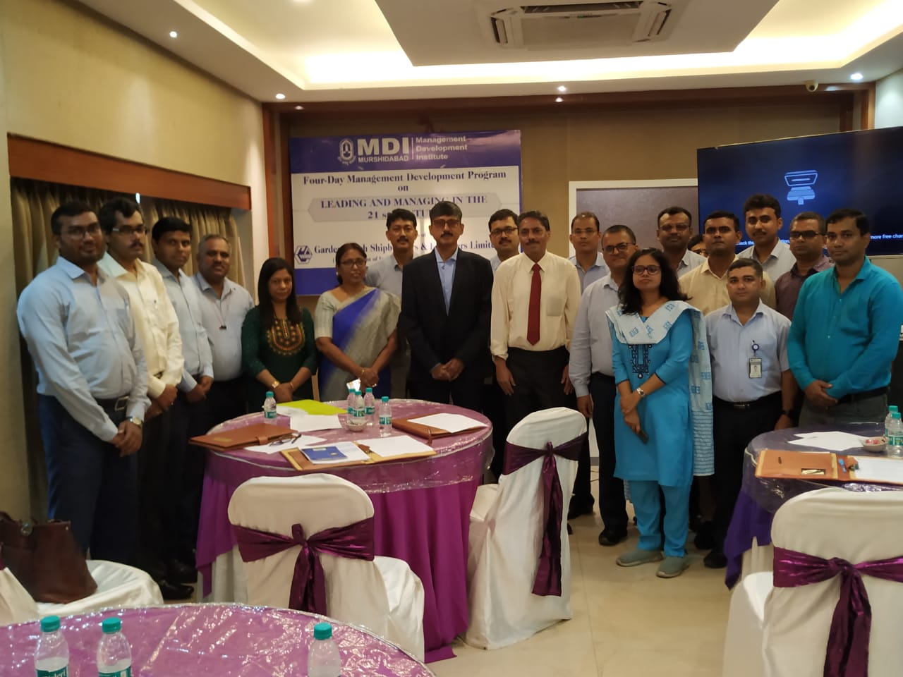 Director (Personnel), GRSE, DIG Subrato Ghosh, ICG (Retd.) inaugurated the Mid-Career training program for Officers on 01 Sep 23