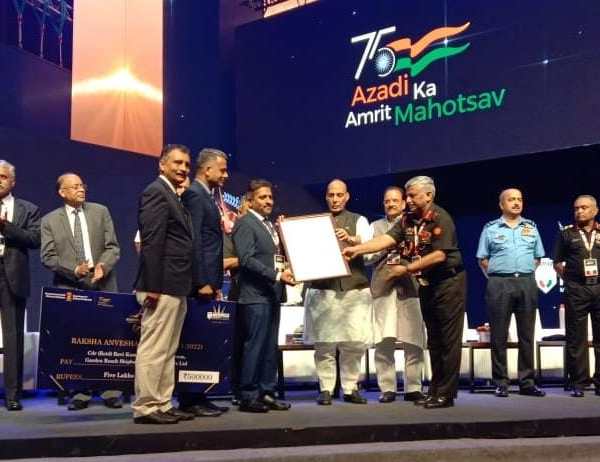 GRSE wins ‘Raksha Anveshan Ratna Award’ at the Raksha Mantri Awards for Excellence: Becomes the only Shipyard to win an Award on 21 Oct 22 - Thumbnail