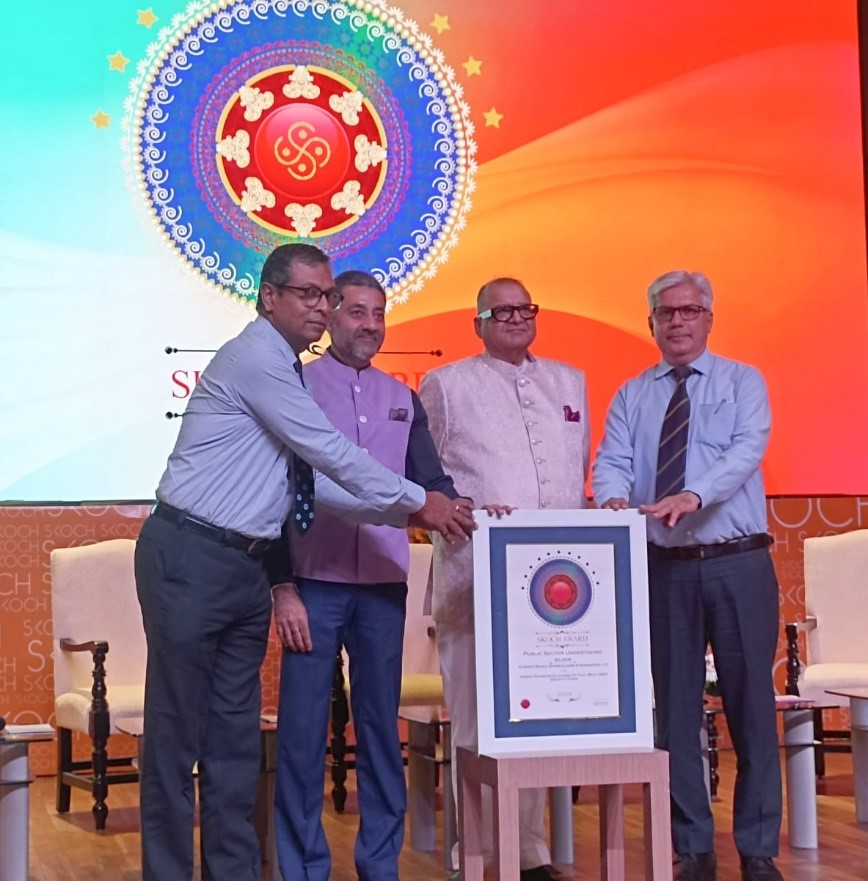 GRSE received prestigious 91st SKOCH Awards for the project 