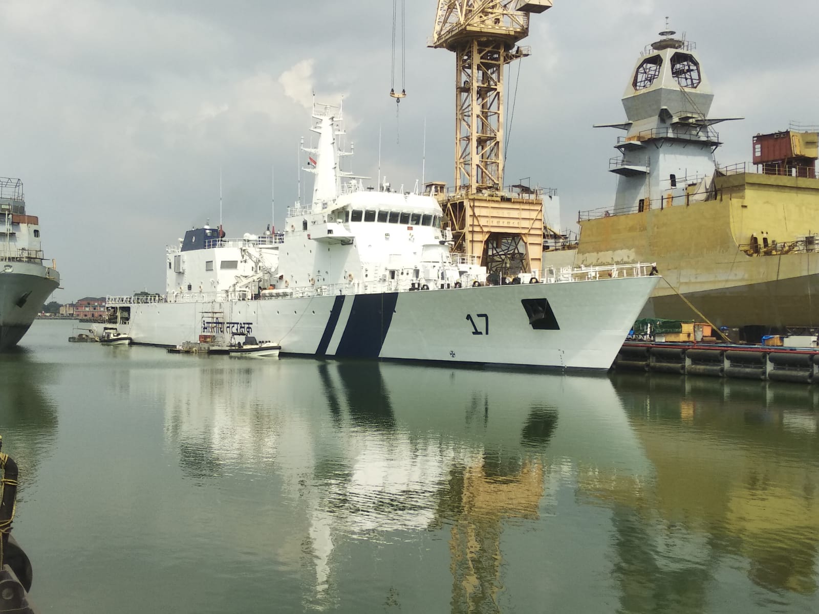 ICGS Sujay departed from GRSE for post refit sea trials