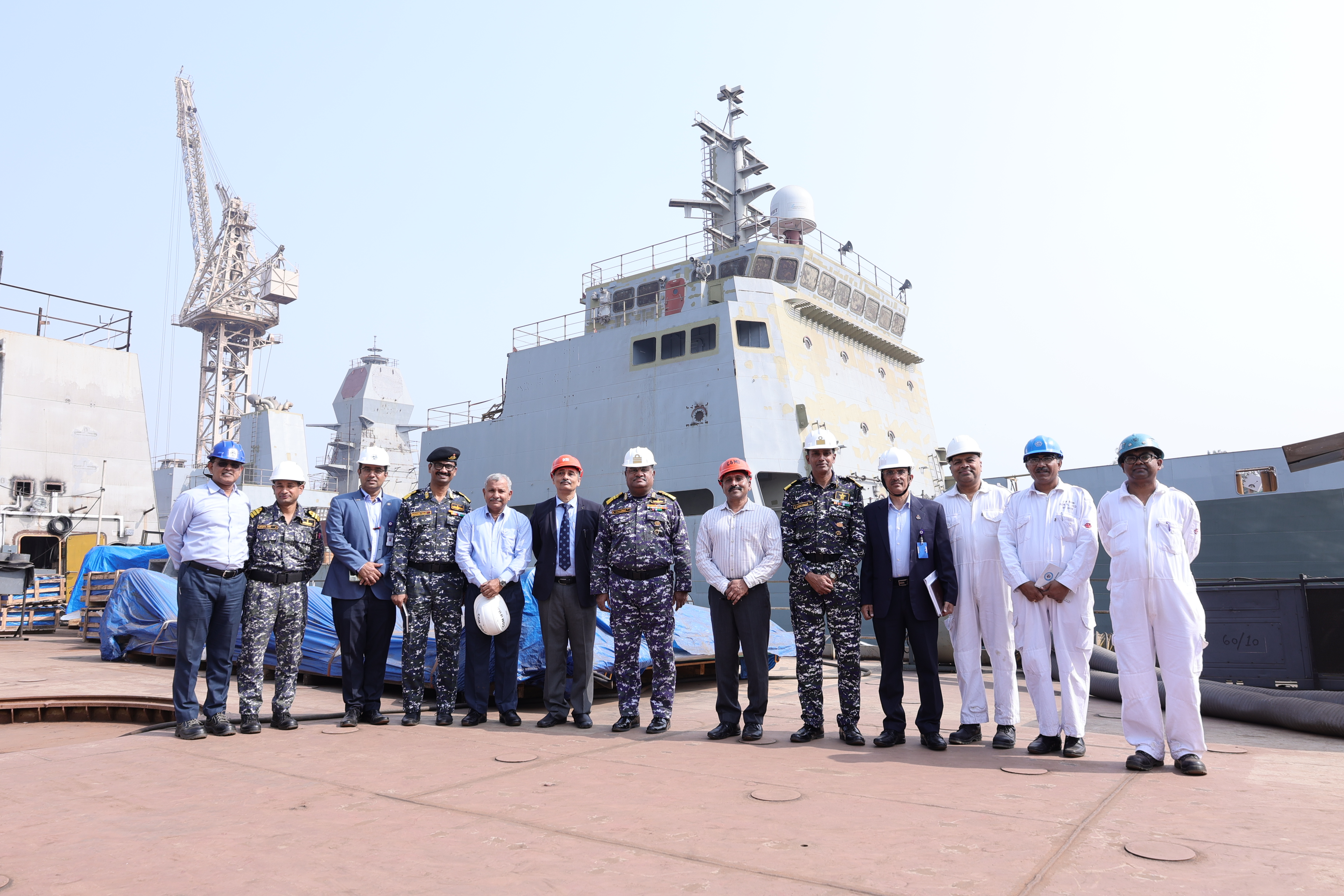 Visit of Vice Admiral B Sivakumar, AVSM, VSM, CWP&A on 12 Jan 24