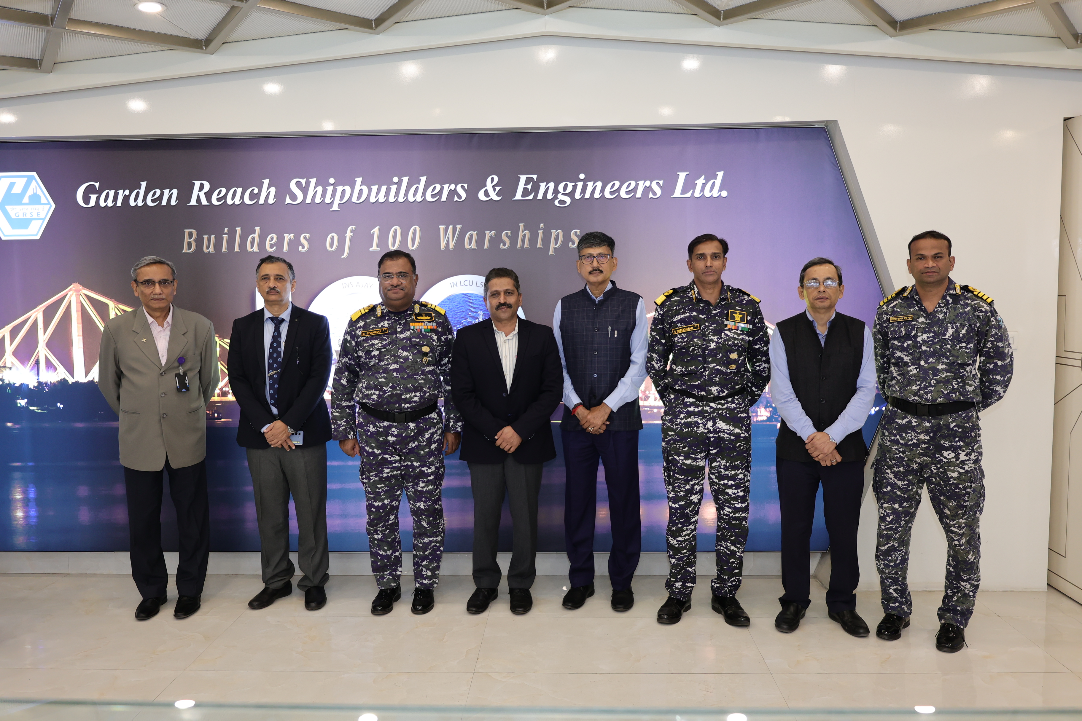 Visit of Vice Admiral B Sivakumar, AVSM, VSM, CWP&A on 12 Jan 24