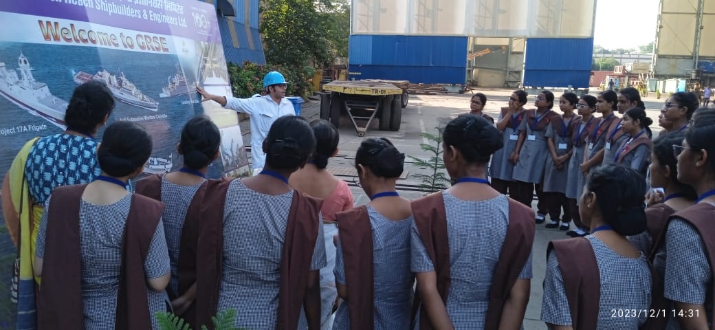 Visit of B.Sc. (Nursing) students from Ramakrishna Sarada Mission Matribhavan, Kolkata on 01 Dec 23