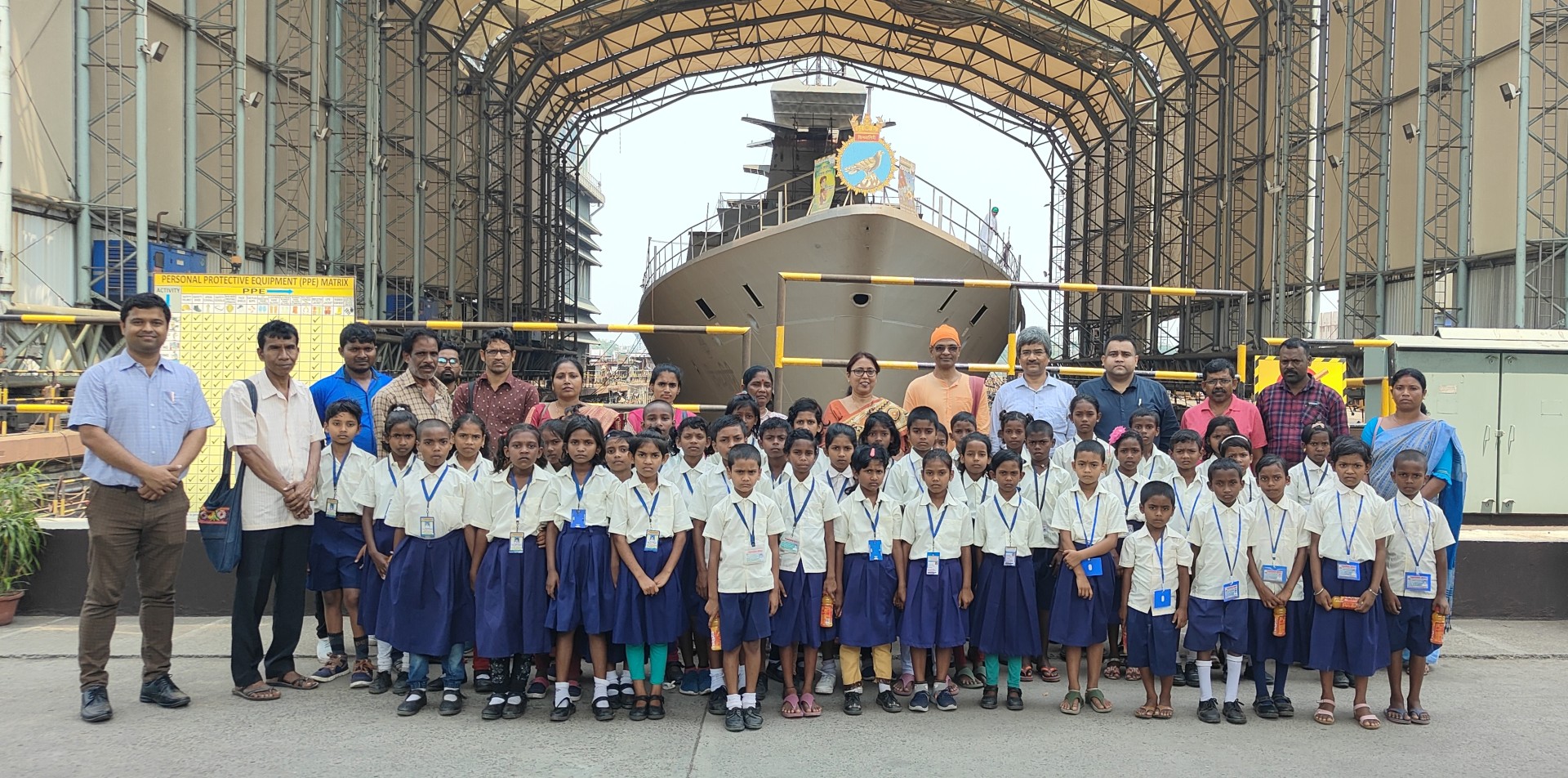 Visit of students from GRSE supported GAP Unit at Agarhati, Sundarban on 27 Mar 24