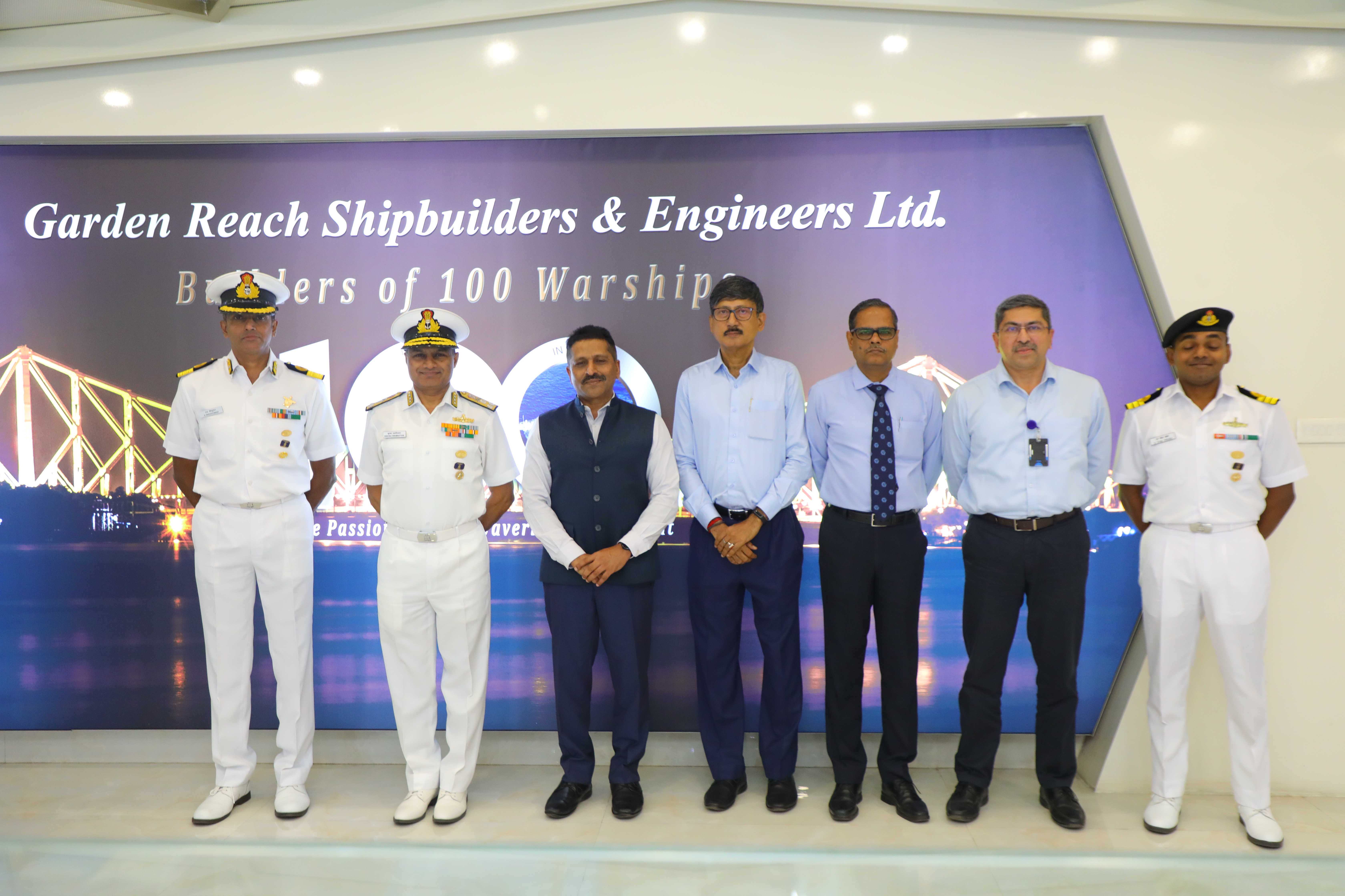 Visit of Vice Admiral Krishna Swaminathan, AVSM, VSM, Chief of Personnel on 30 Oct 23